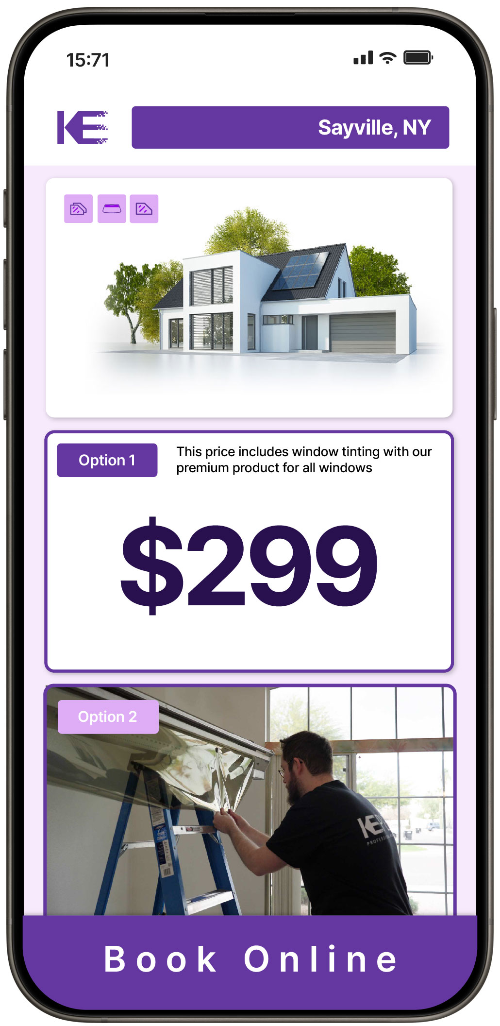 View Competitive Home Window Tinting Rates in Sayville, New York