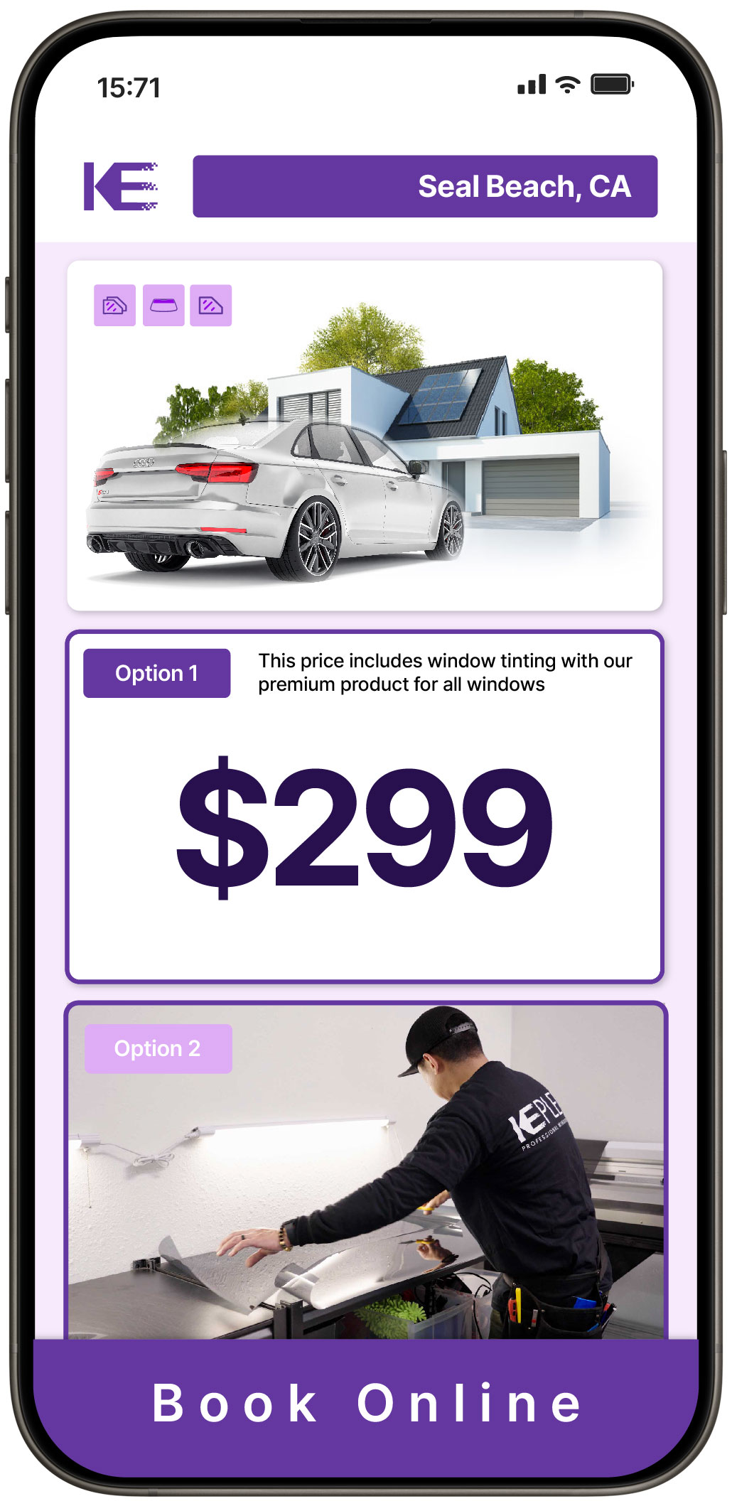 View Competitive Window Tinting Prices in Seal Beach, California