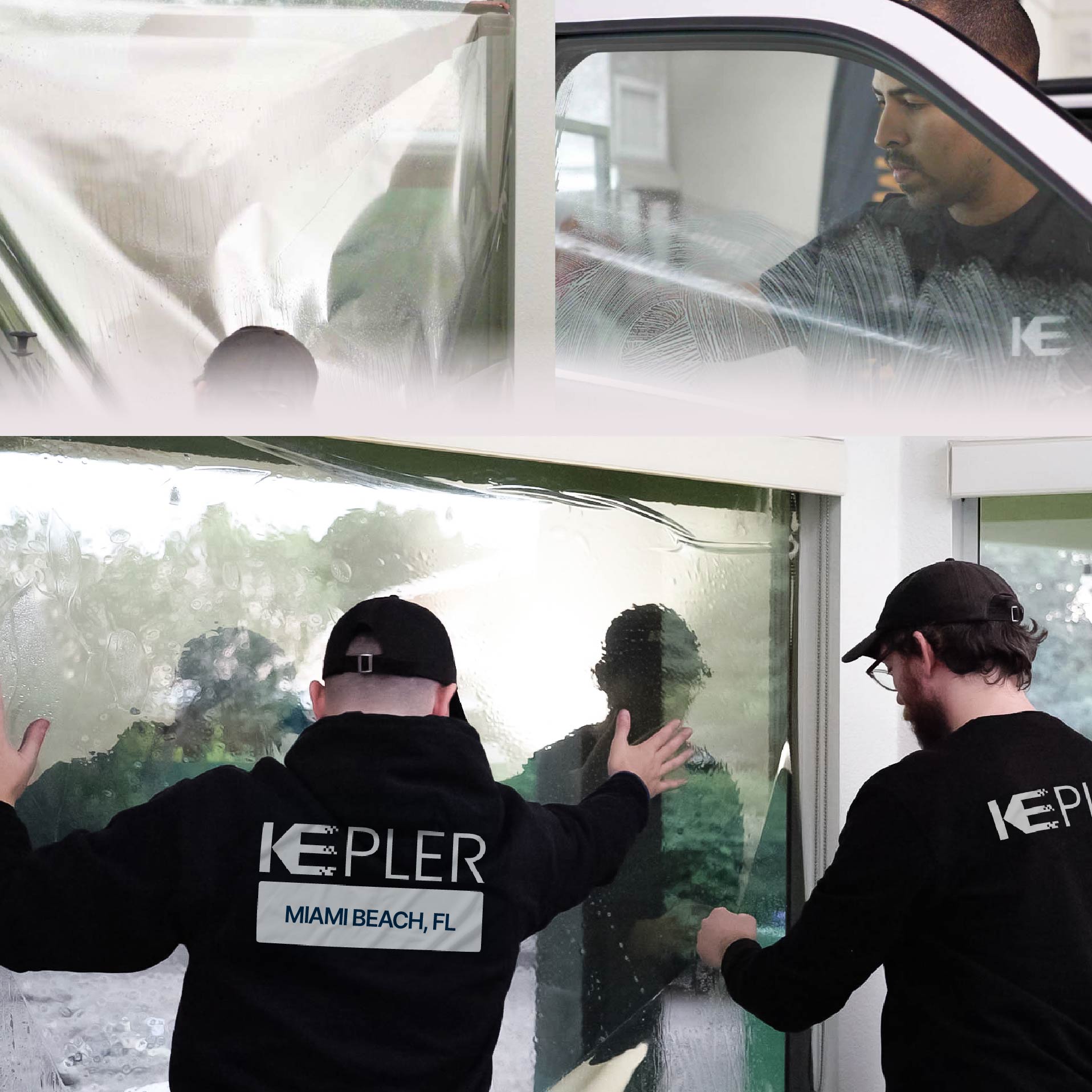 Kepler Specialist Performing Commercial Window Tinting in Miami Beach Miami Beach
