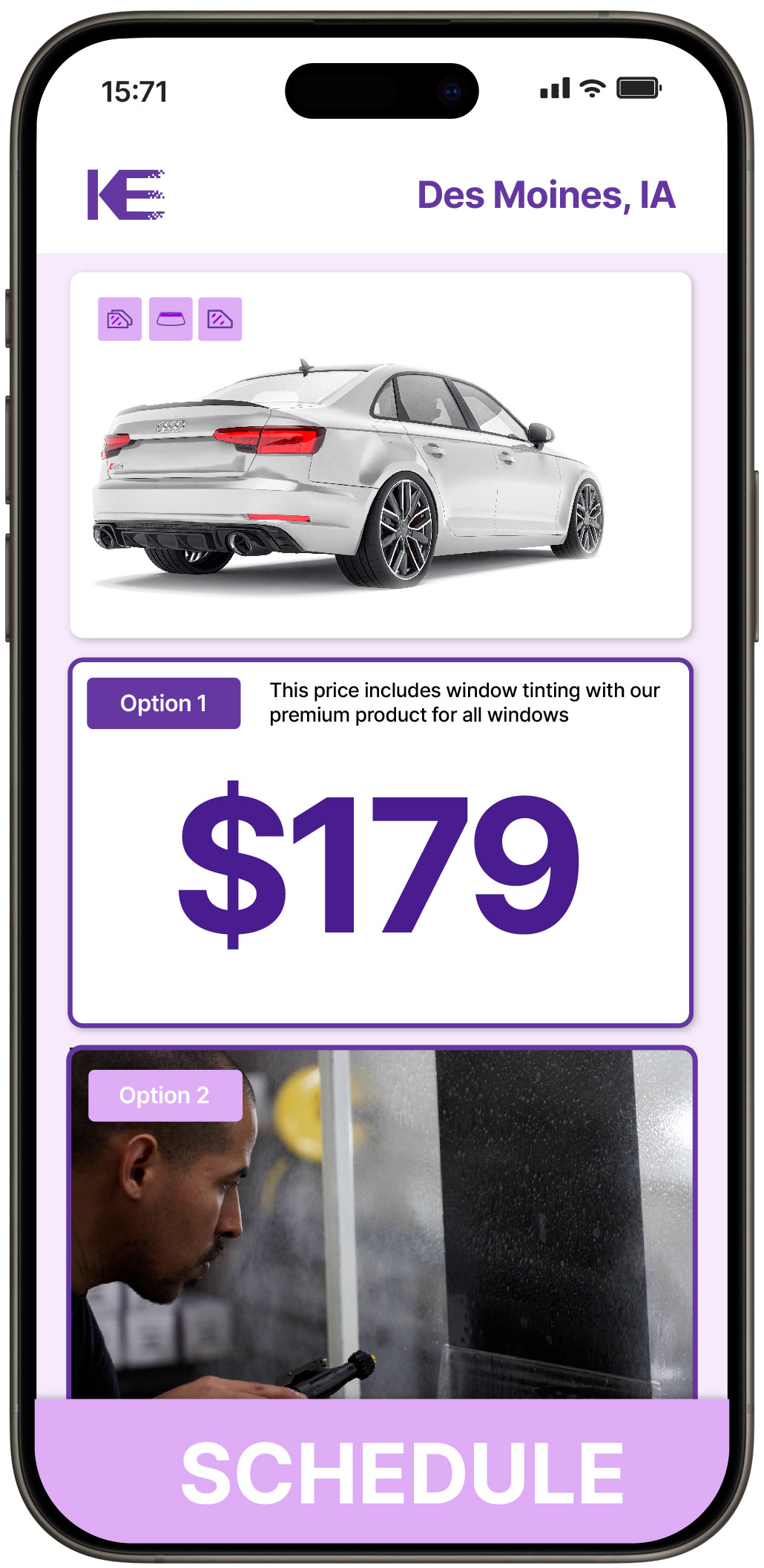 View Competitive Car Window Tinting Costs in Des Moines, Iowa