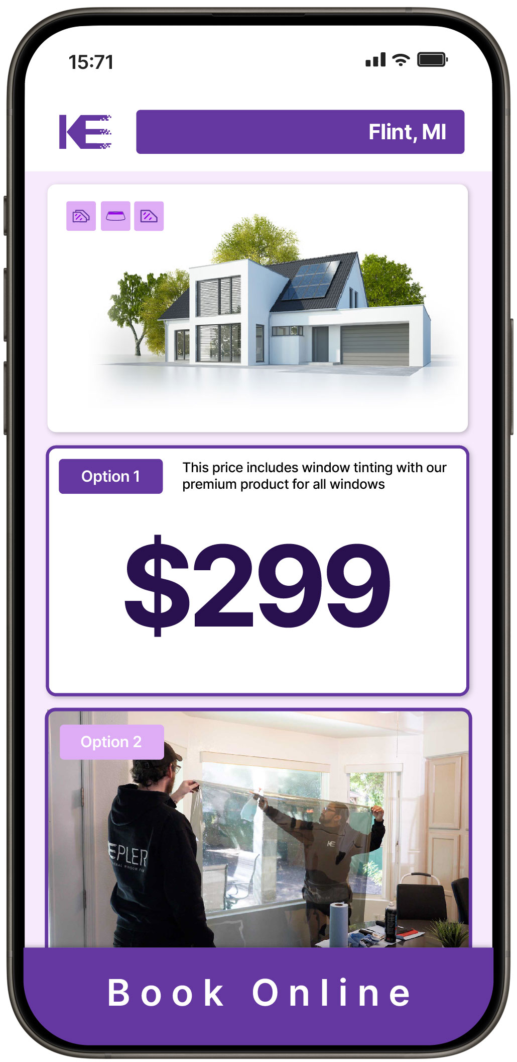 View Competitive Home Window Tinting Prices in Flint, Michigan