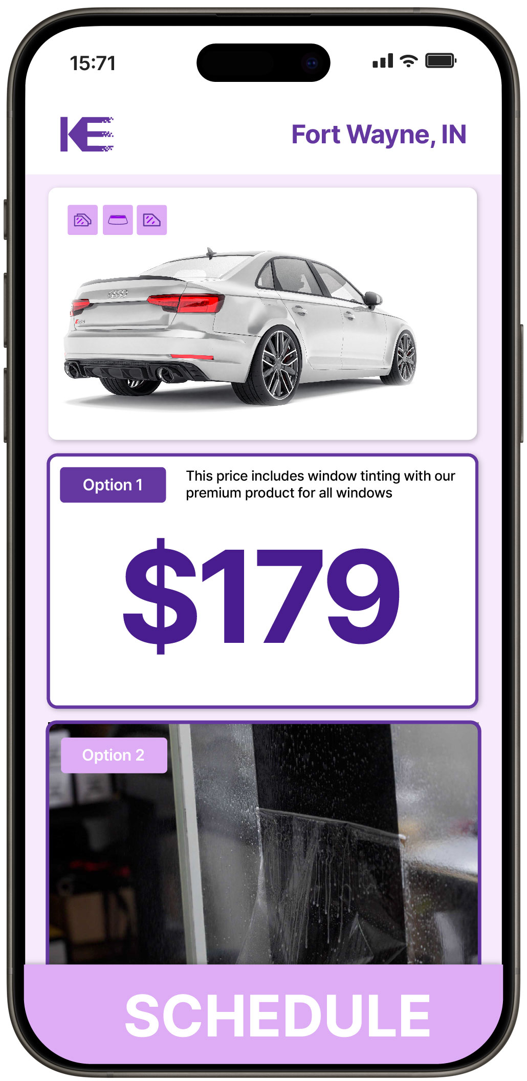 View Competitive Car Window Tinting Costs in Fort Wayne, Indiana