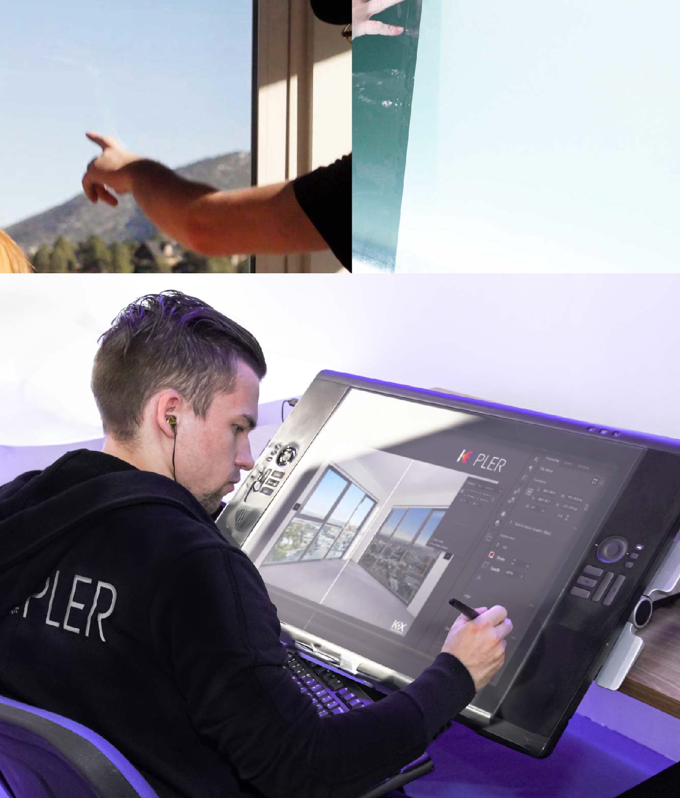 Kepler Specialist Performing Commercial Window Tinting in Missoula Missoula