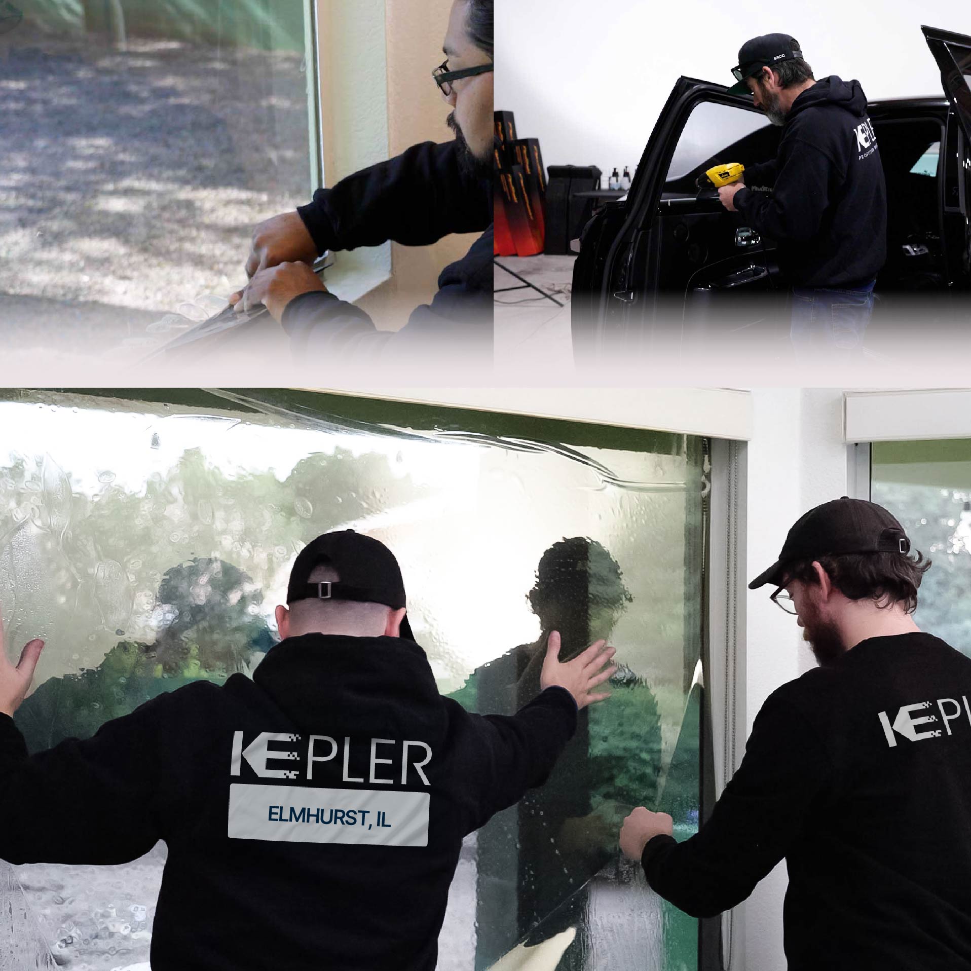 Kepler Specialist Performing Commercial Window Tinting in Elmhurst Elmhurst