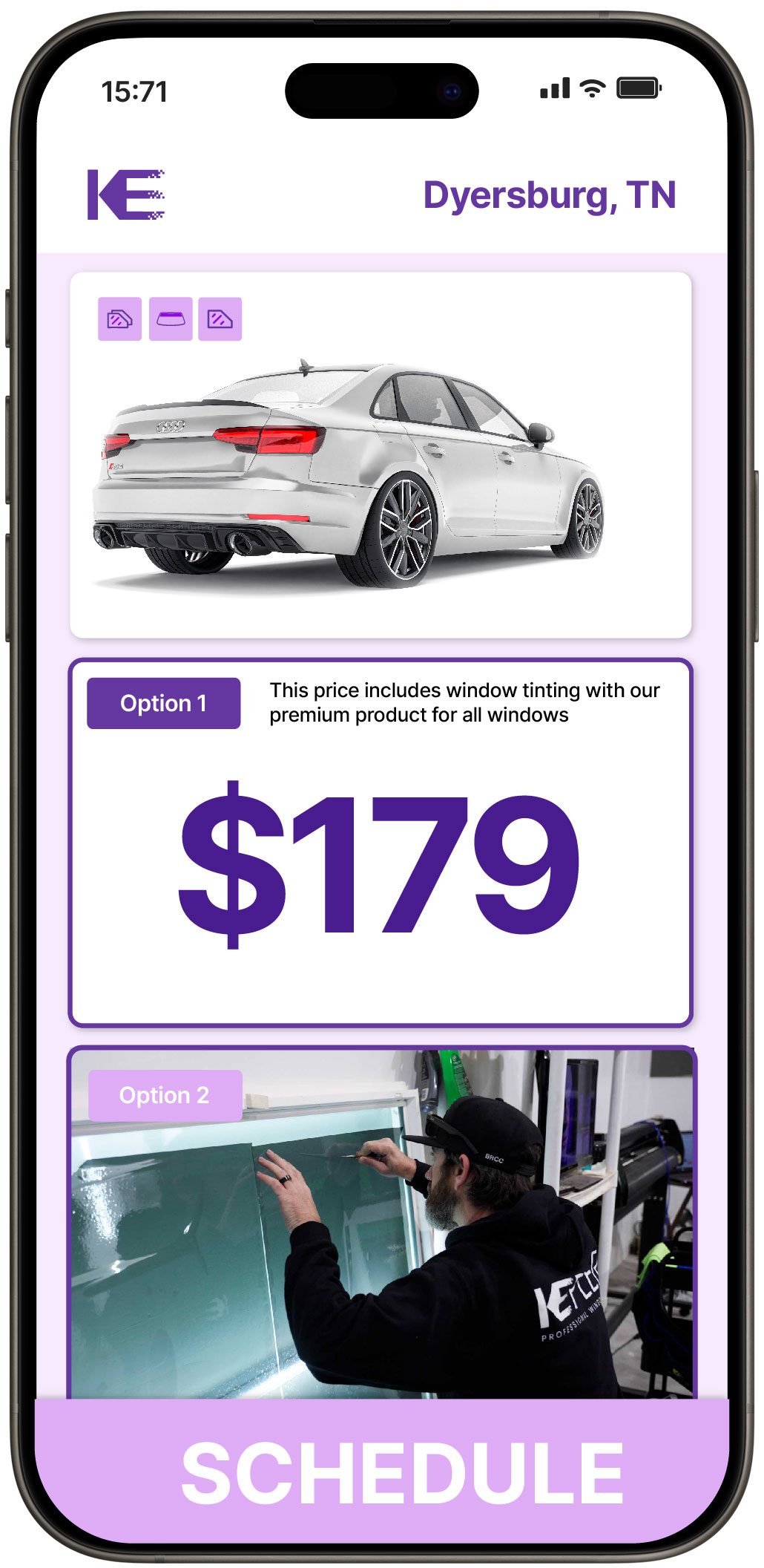 View Affordable Car Window Tinting Prices in Dyersburg, Tennessee