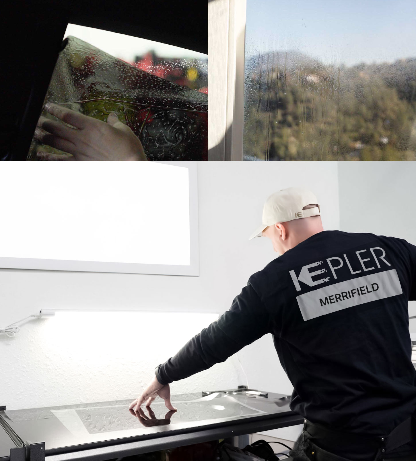 Window Tinting Specialist Cutting Film in Merrifield, Virginia