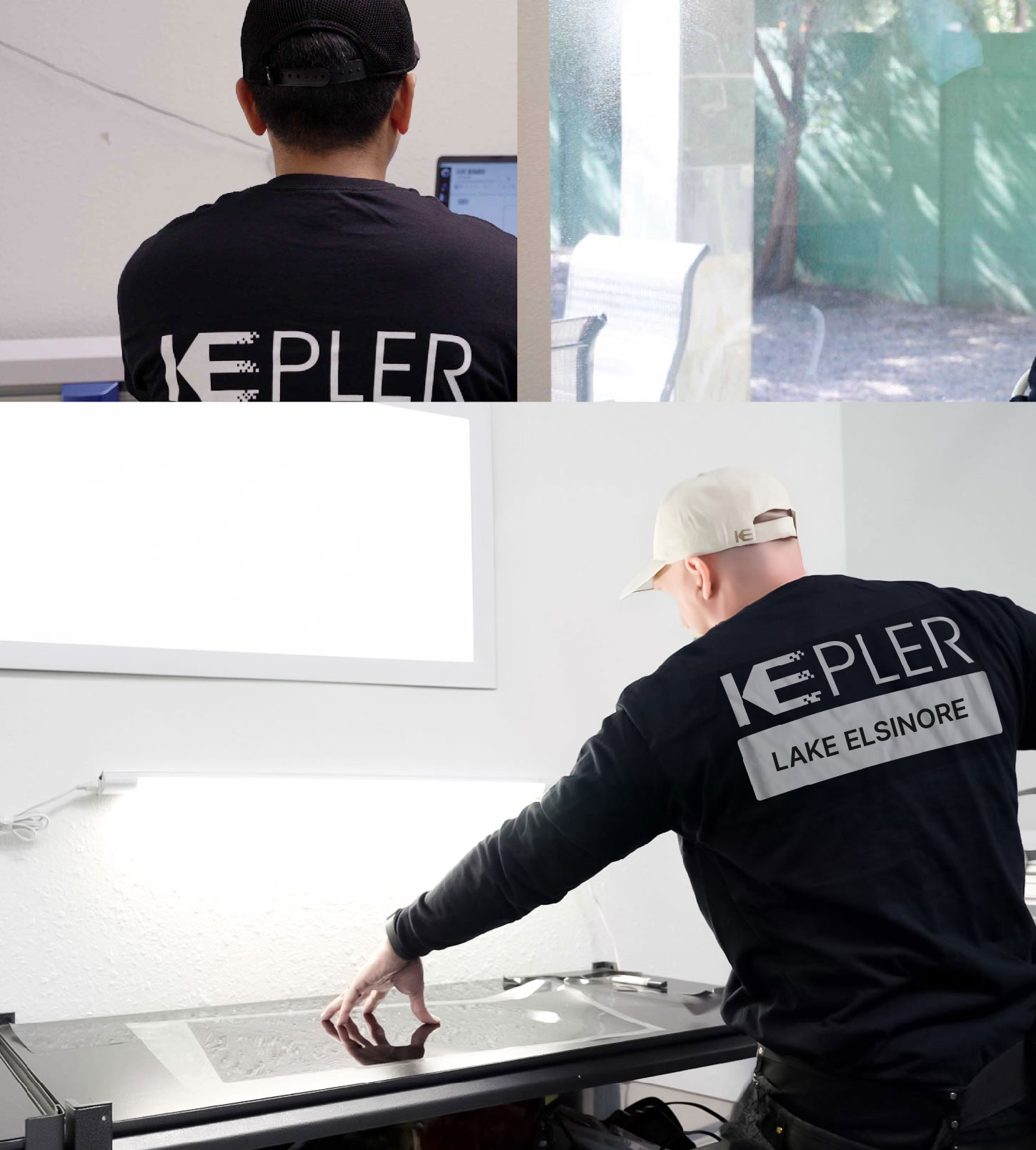 Window Tinting Specialist Cutting Film in Lake Elsinore, California