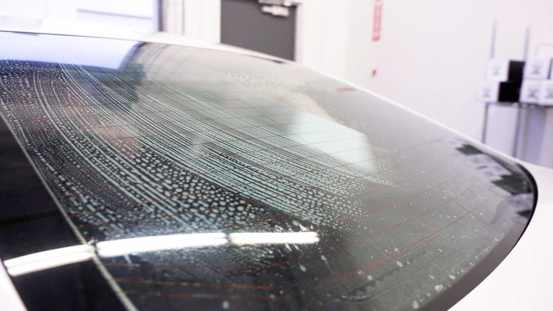 Skilled Tesla Glass Tint preparation in Somerset
