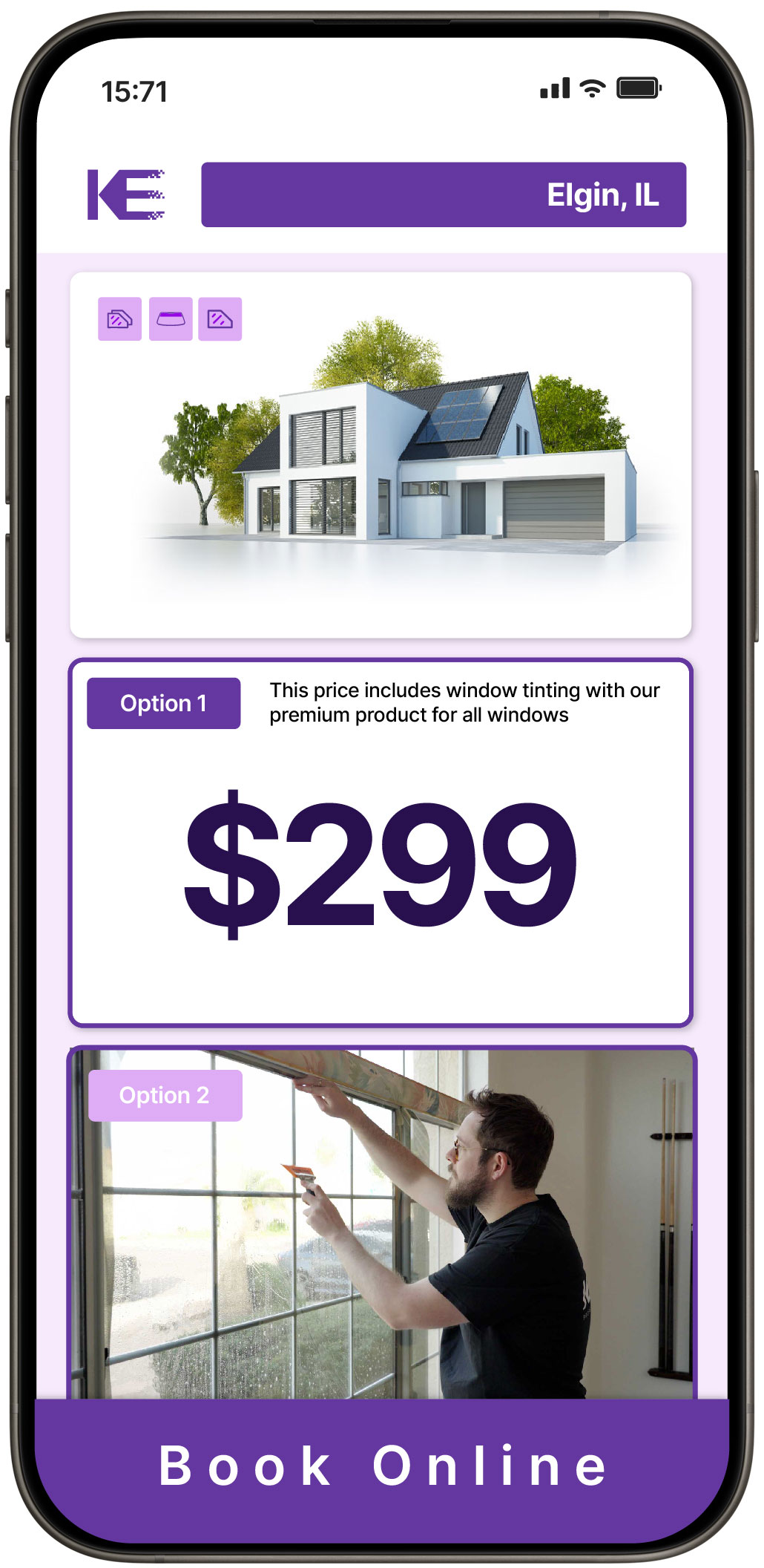 View Reasonable Home Window Tinting Rates in Elgin, Illinois