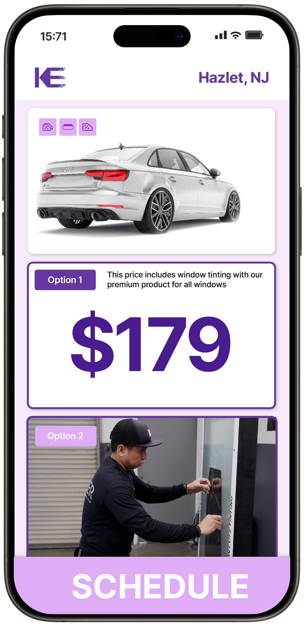 View Competitive Car Window Tinting Prices in Hazlet, New Jersey