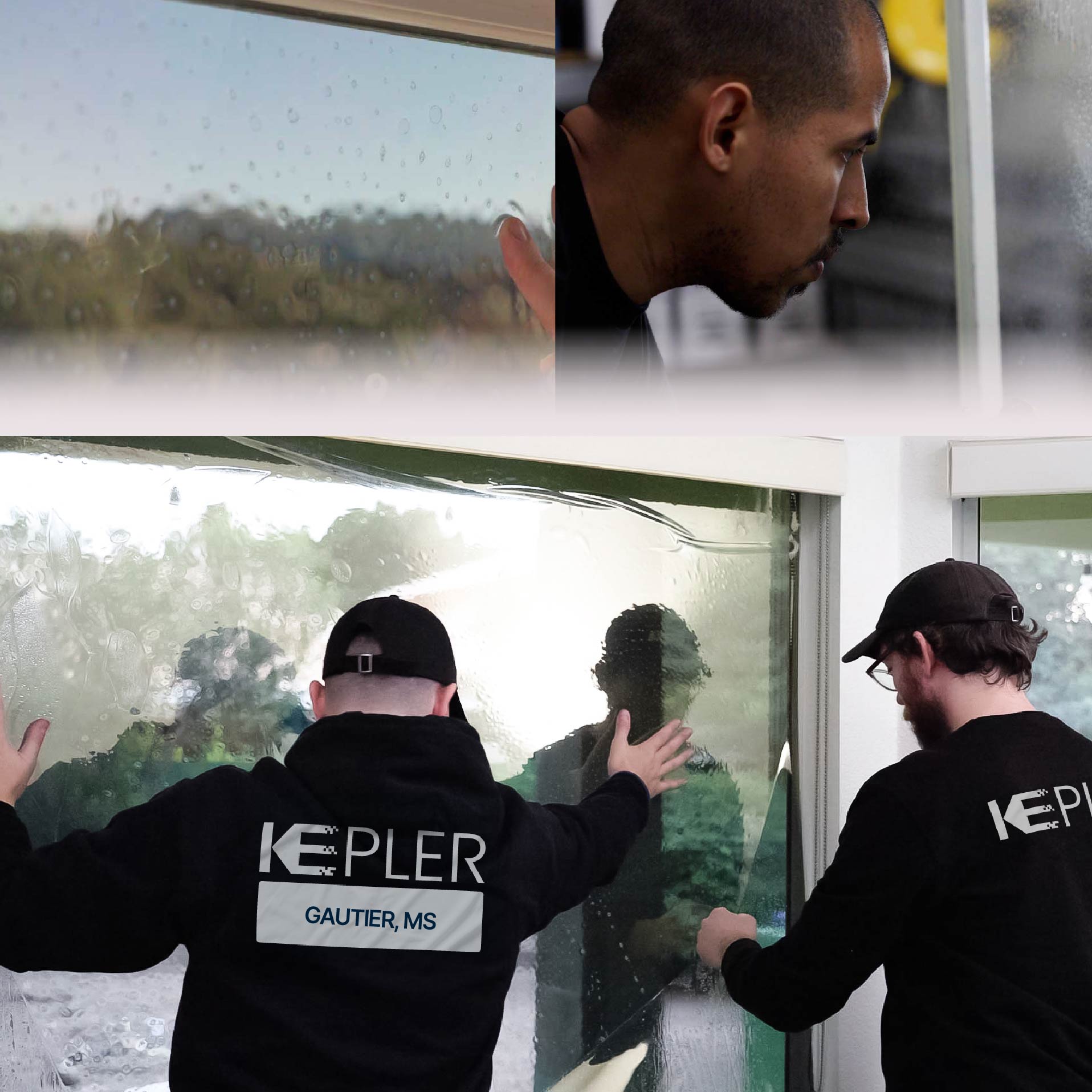 Kepler Specialist Performing Commercial Window Tinting in Gautier Gautier