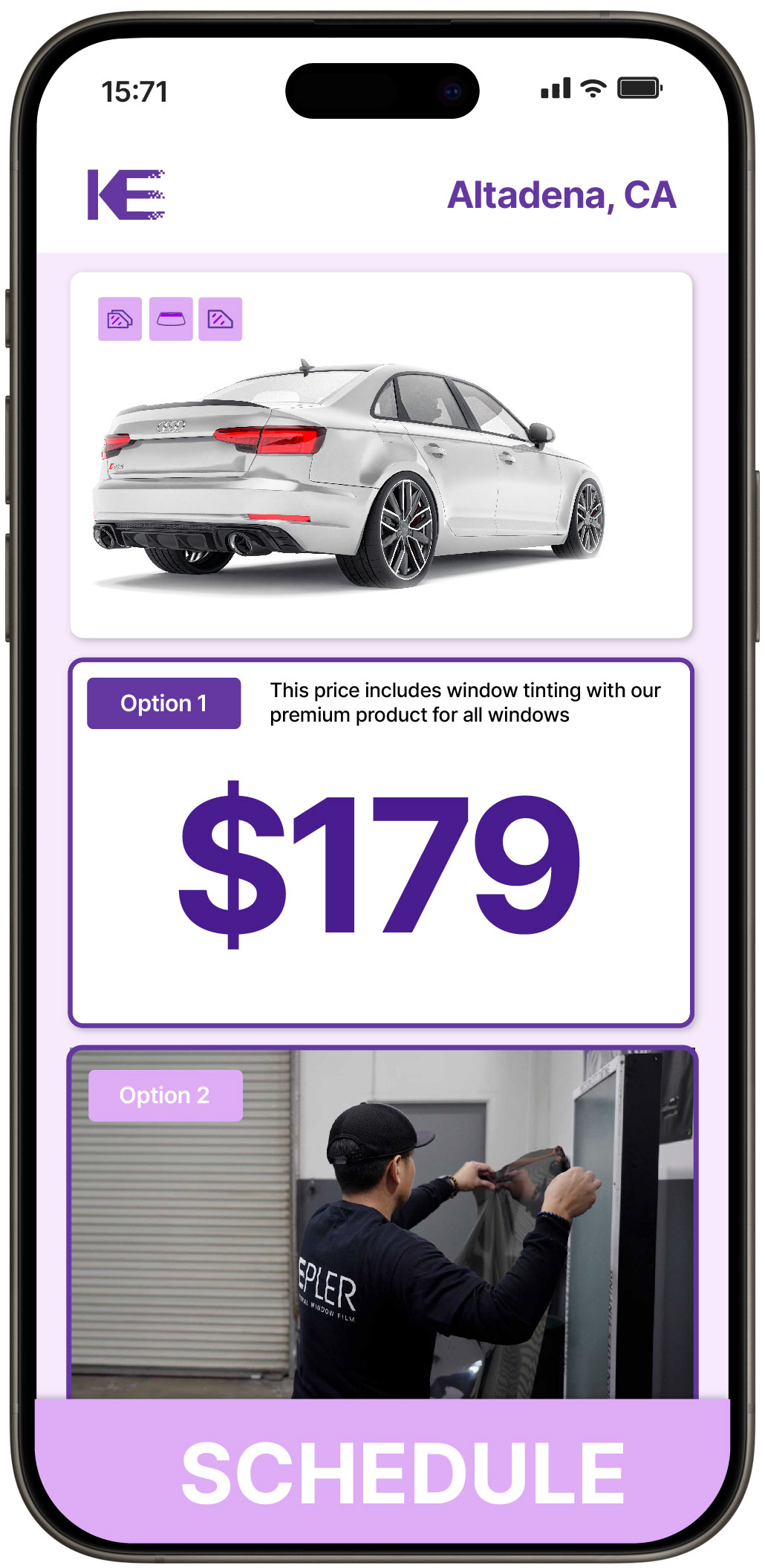 View Competitive Car Window Tinting Costs in Altadena, California