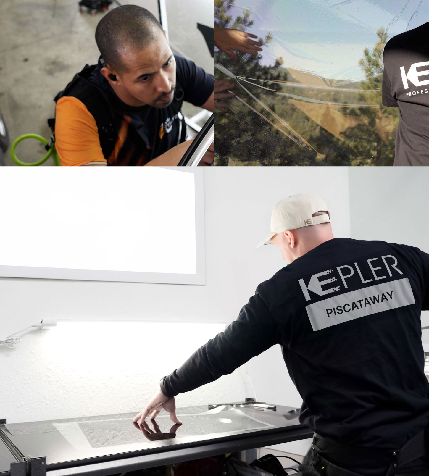 Window Tinting Specialist Cutting Film in Piscataway, New Jersey