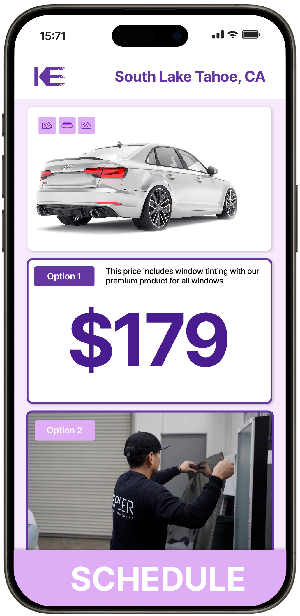 View Affordable Car Window Tinting Prices in South Lake Tahoe, California
