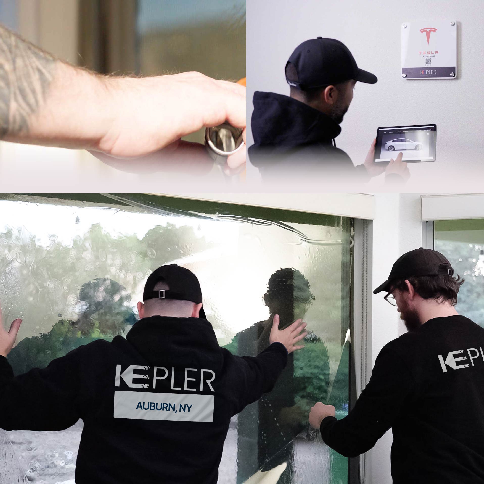 Kepler Specialist Performing Commercial Window Tinting in Auburn Auburn
