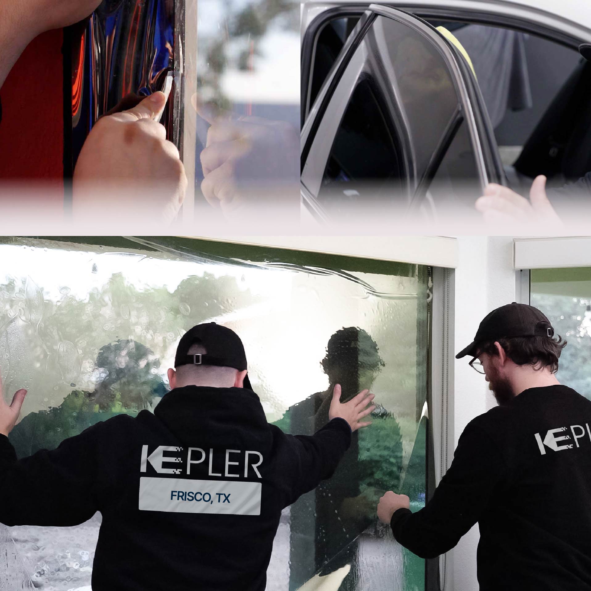 Kepler Specialist Performing Commercial Window Tinting in Frisco Frisco