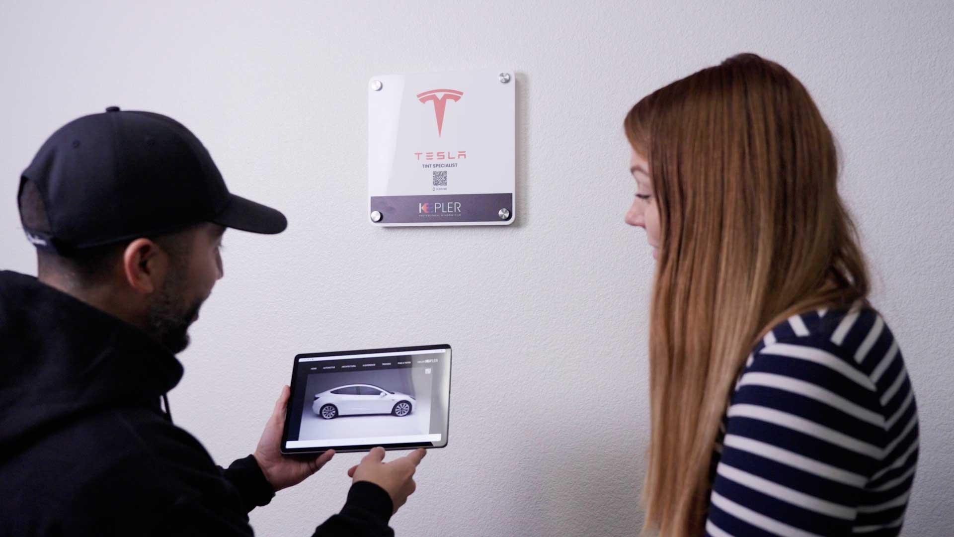Professional TESLA Glass Tinting Consultation in Woodstock