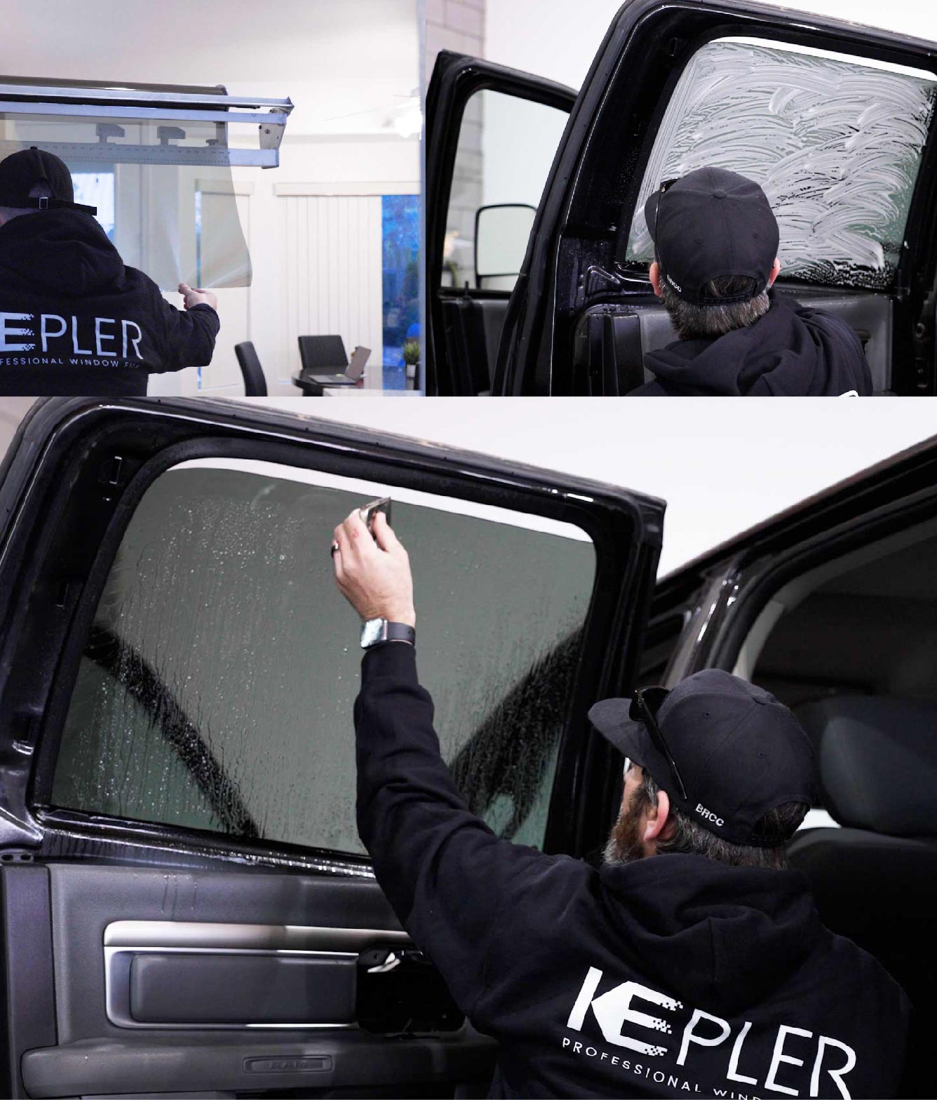 Kepler Window Tinting Specialists at Work in New Philadelphia, Ohio