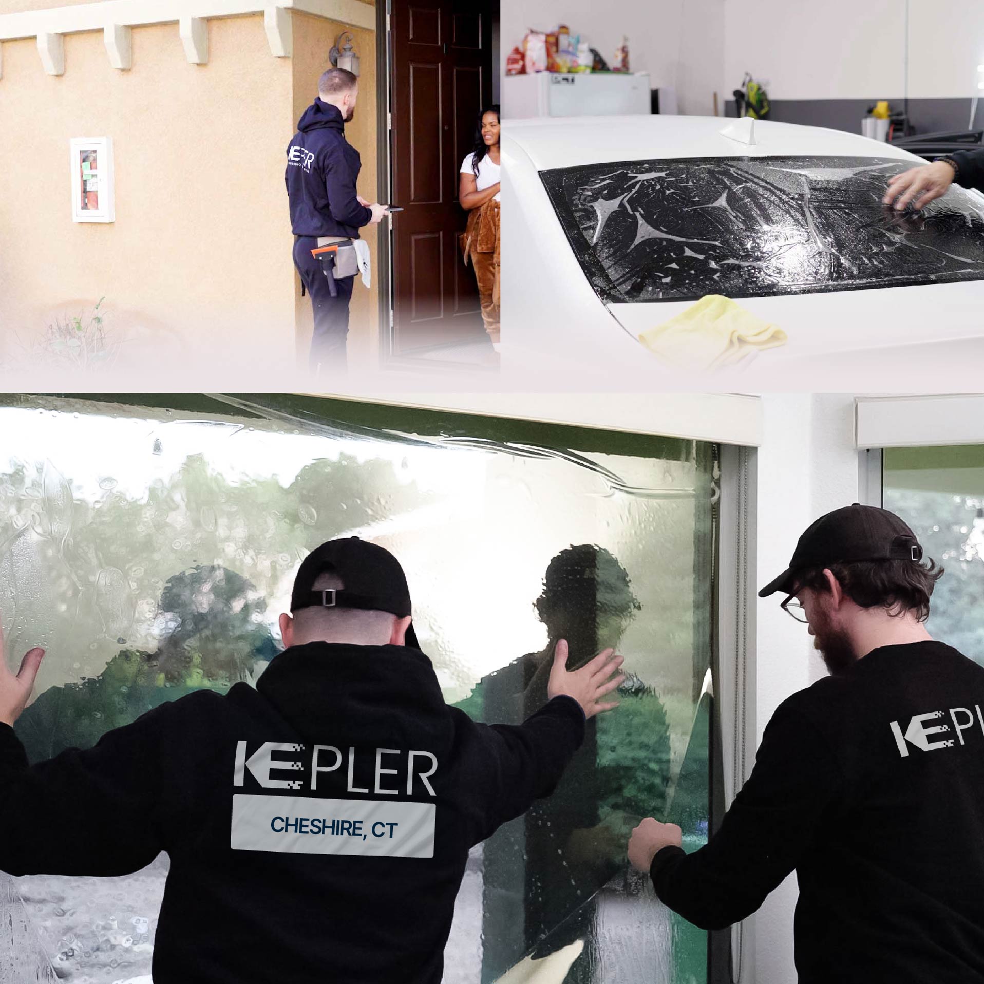 Kepler Specialist Performing Commercial Window Tinting in Cheshire Cheshire