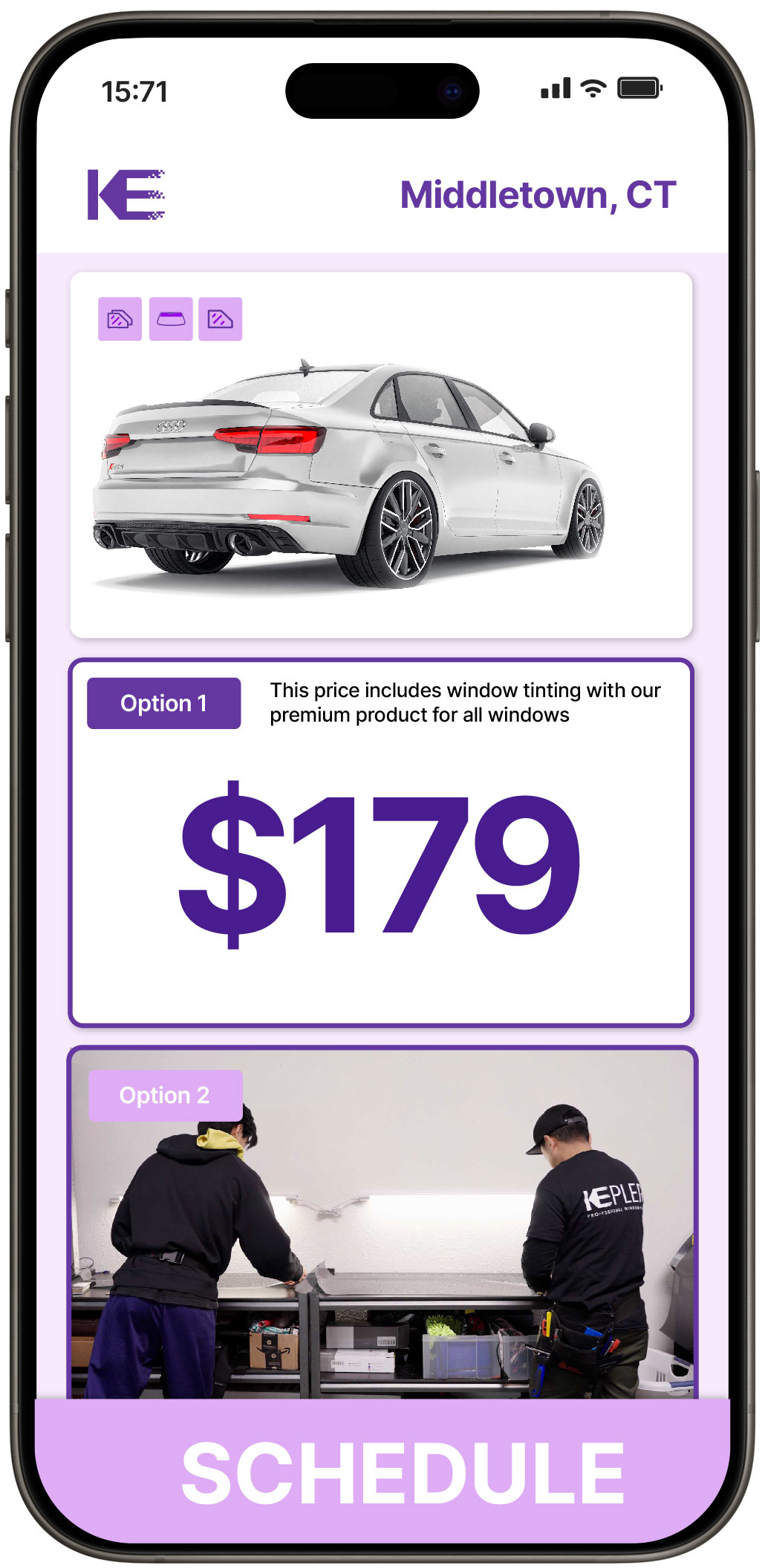 View Reasonable Car Window Tinting Prices in Middletown, Connecticut