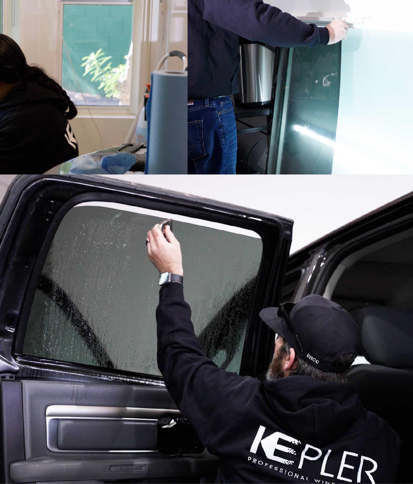 Kepler Window Tinting Specialists at Work in Vista, California