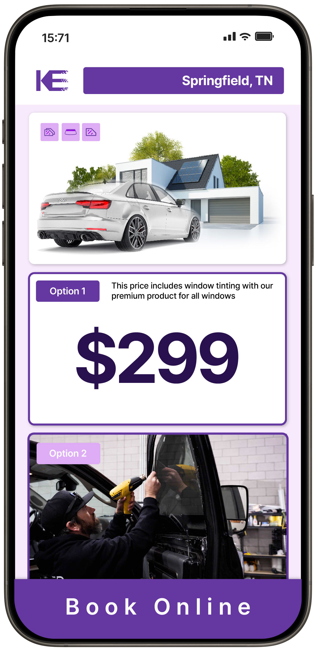 View Competitive Window Tinting Prices in Springfield, Tennessee