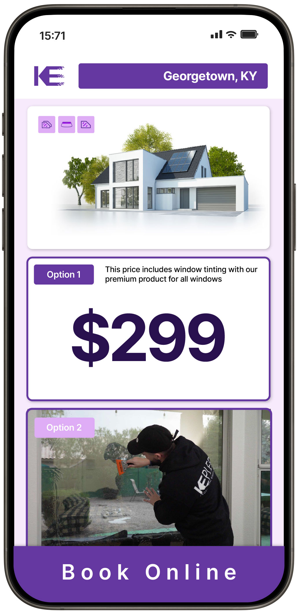 View Competitive Home Window Tinting Rates in Georgetown, Kentucky