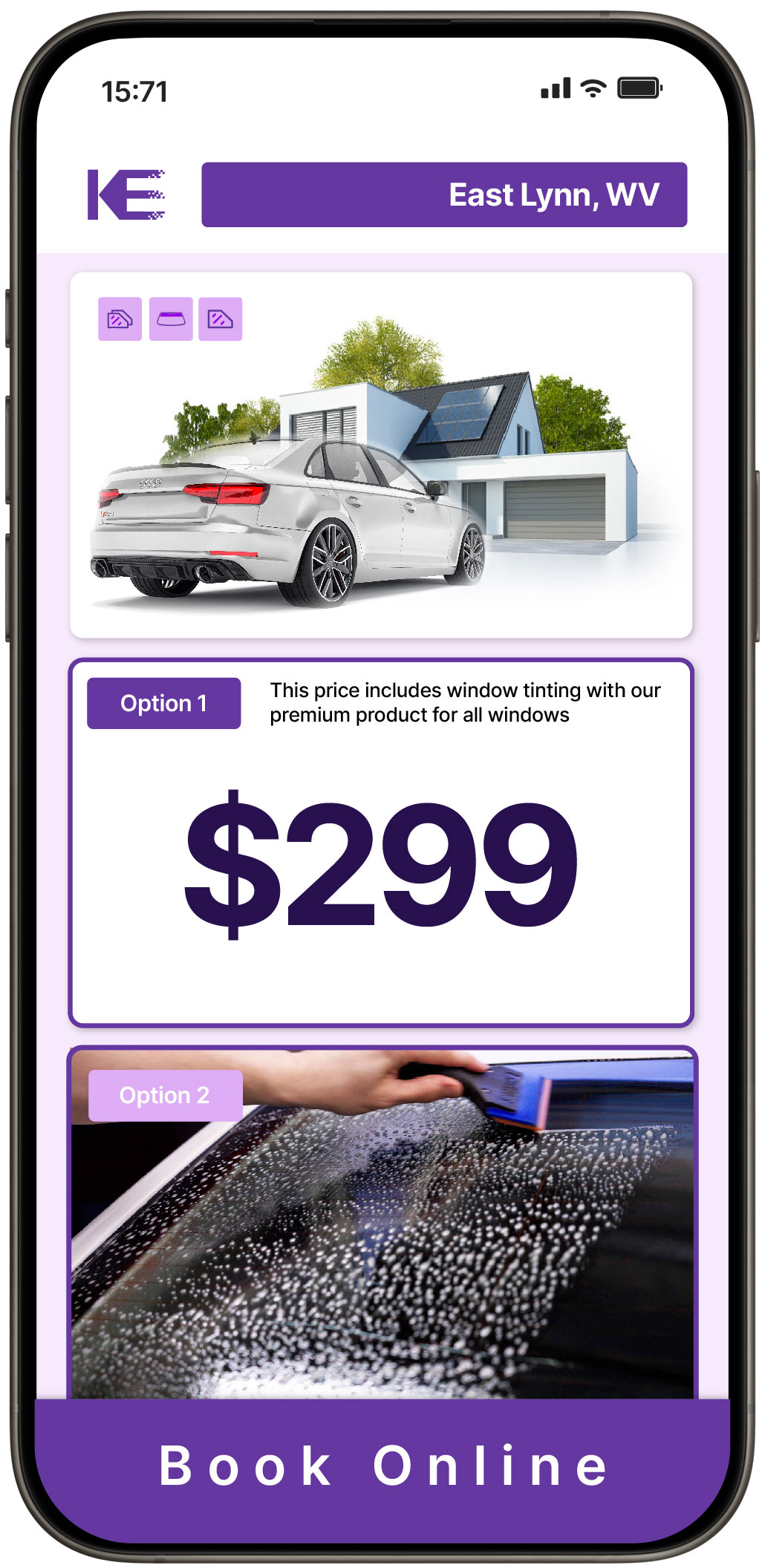 View Reasonable Tesla Window Tinting Prices in Wheeling, West Virginia