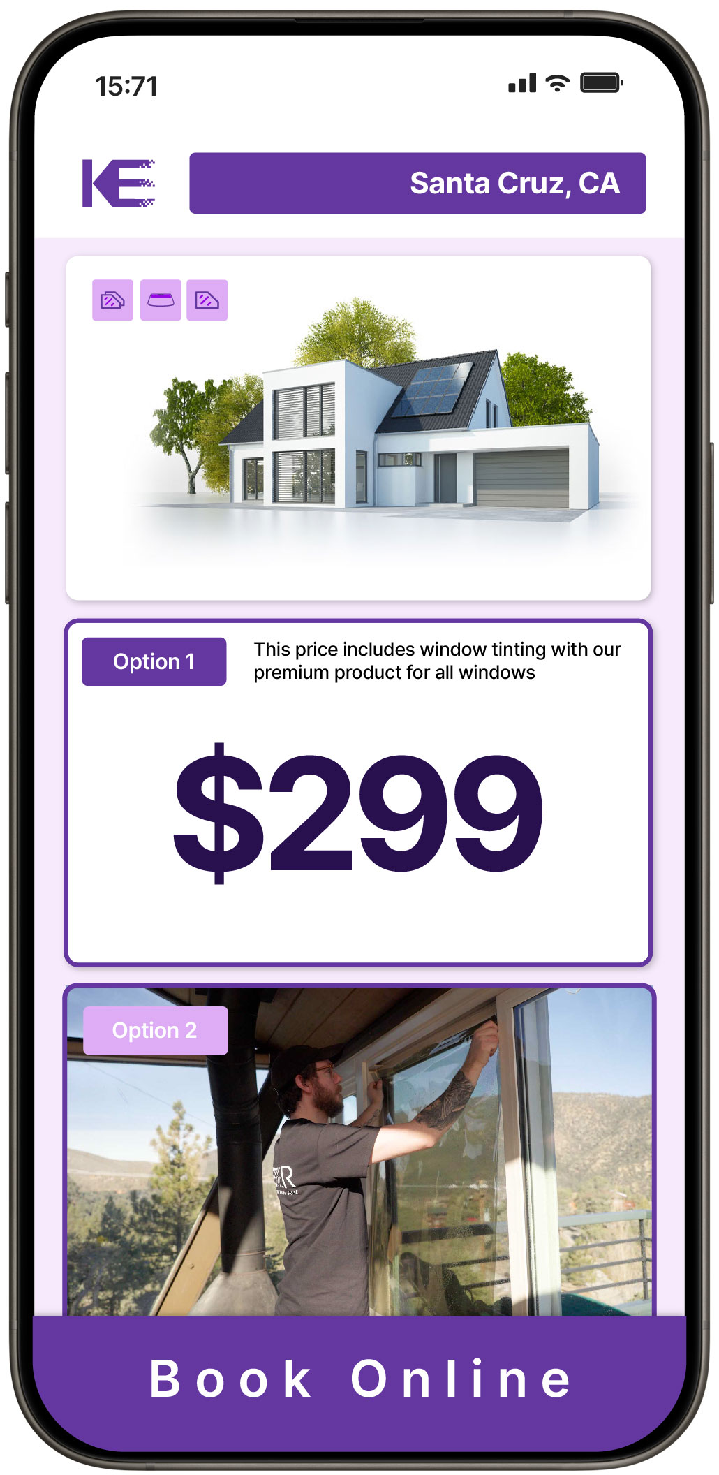 View Competitive Home Window Tinting Prices in Santa Cruz, California