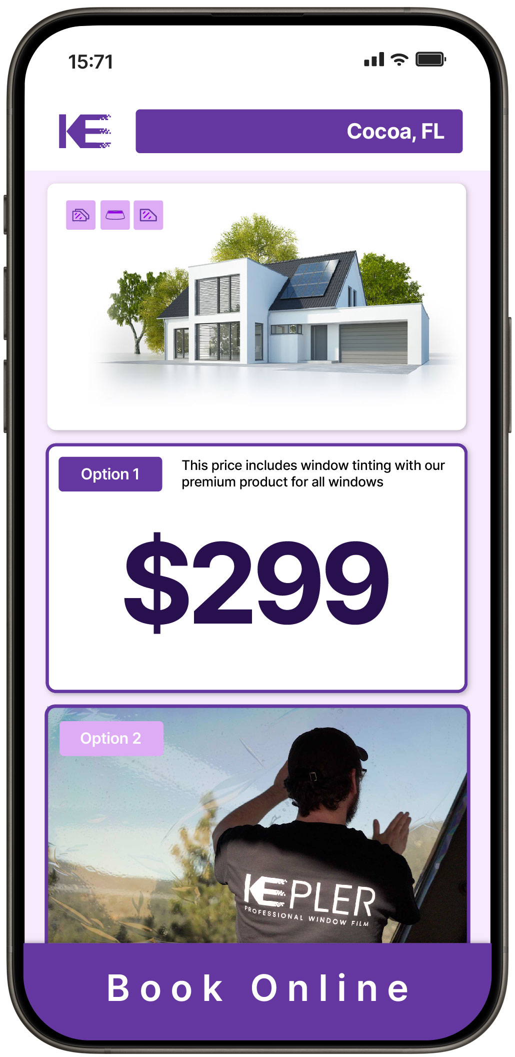 View Competitive Home Window Tinting Prices in Cocoa, Florida