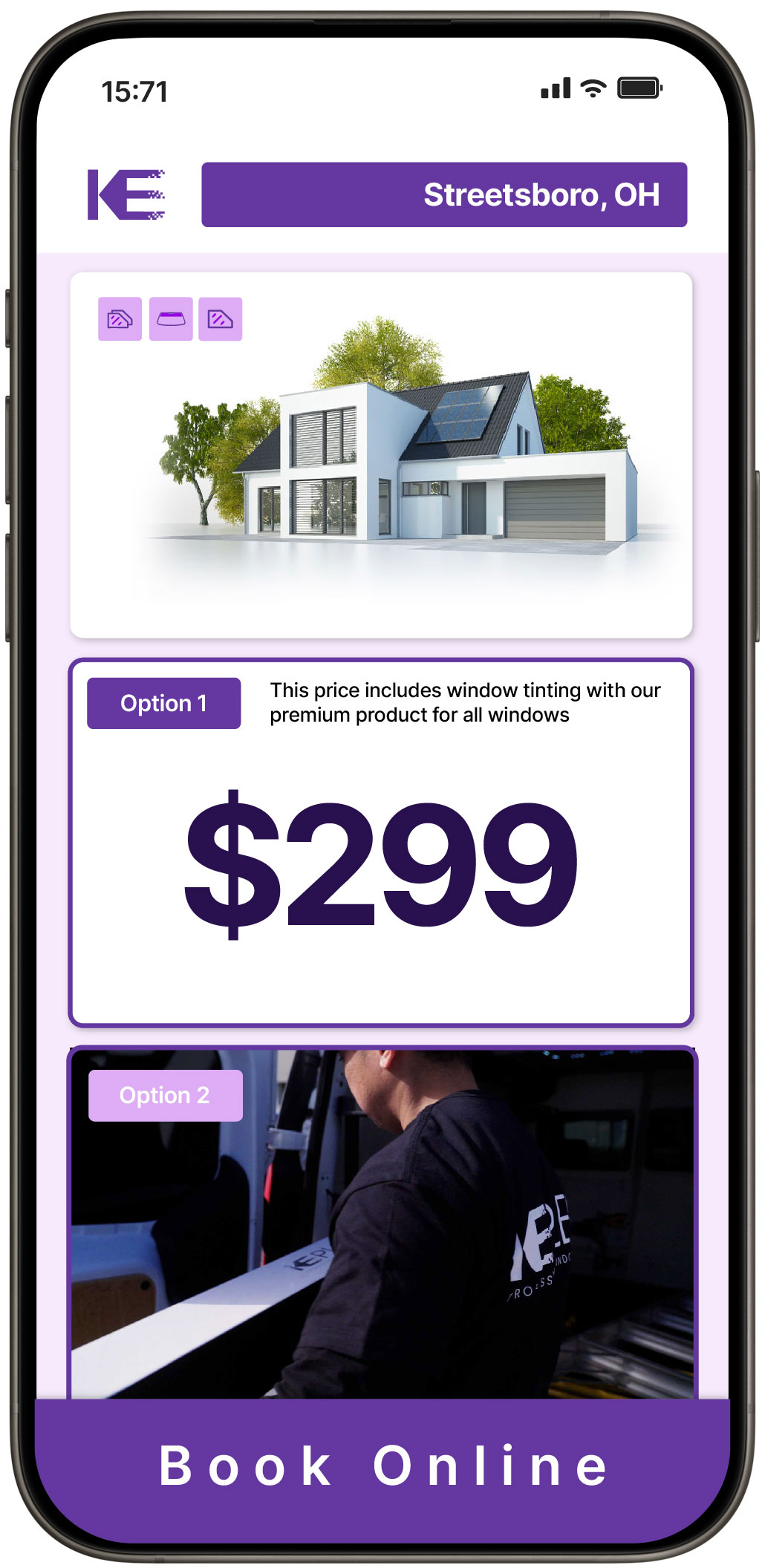 View Reasonable Home Window Tinting Costs in Streetsboro, Ohio