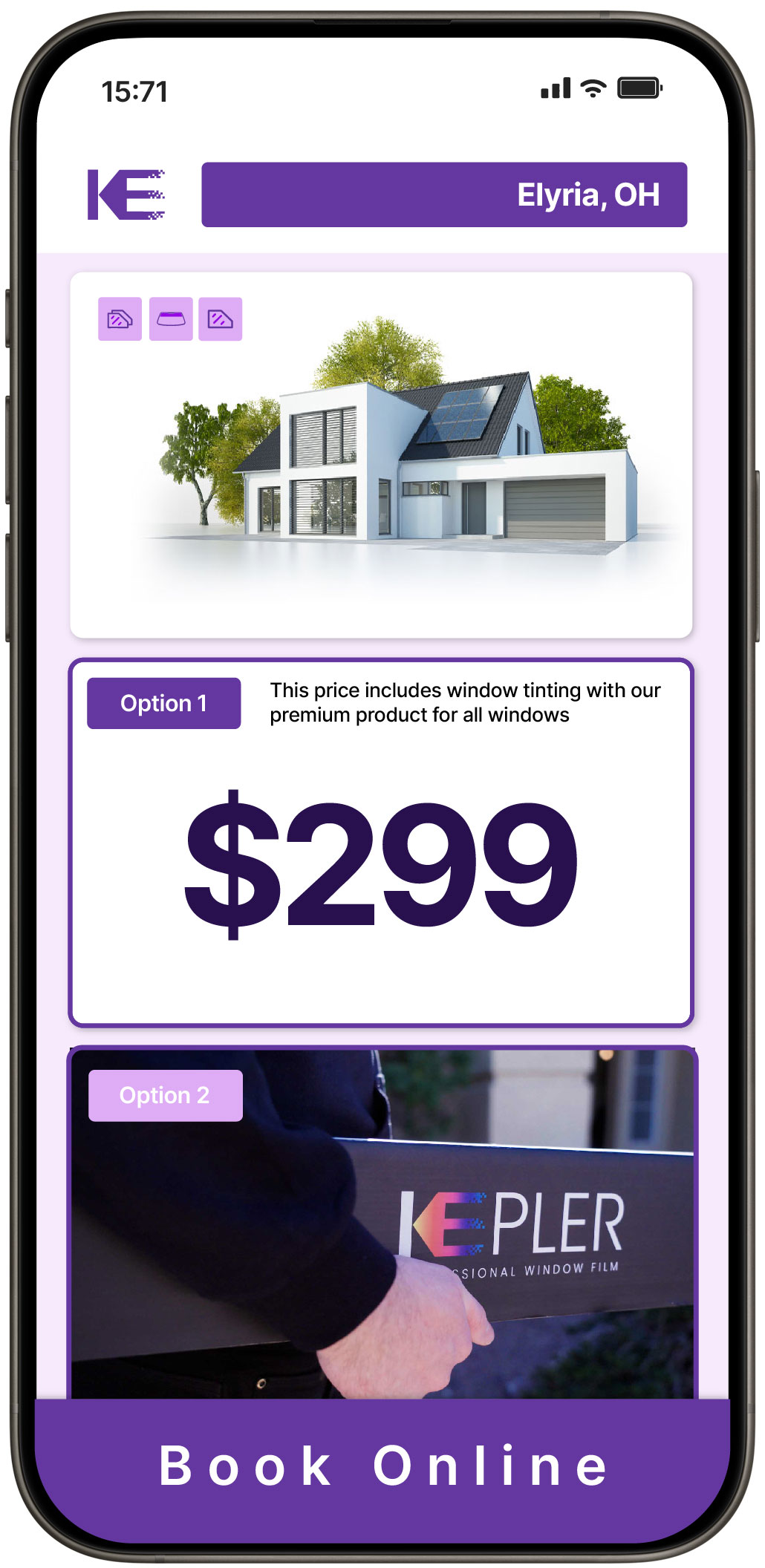View Affordable Home Window Tinting Rates in Elyria, Ohio