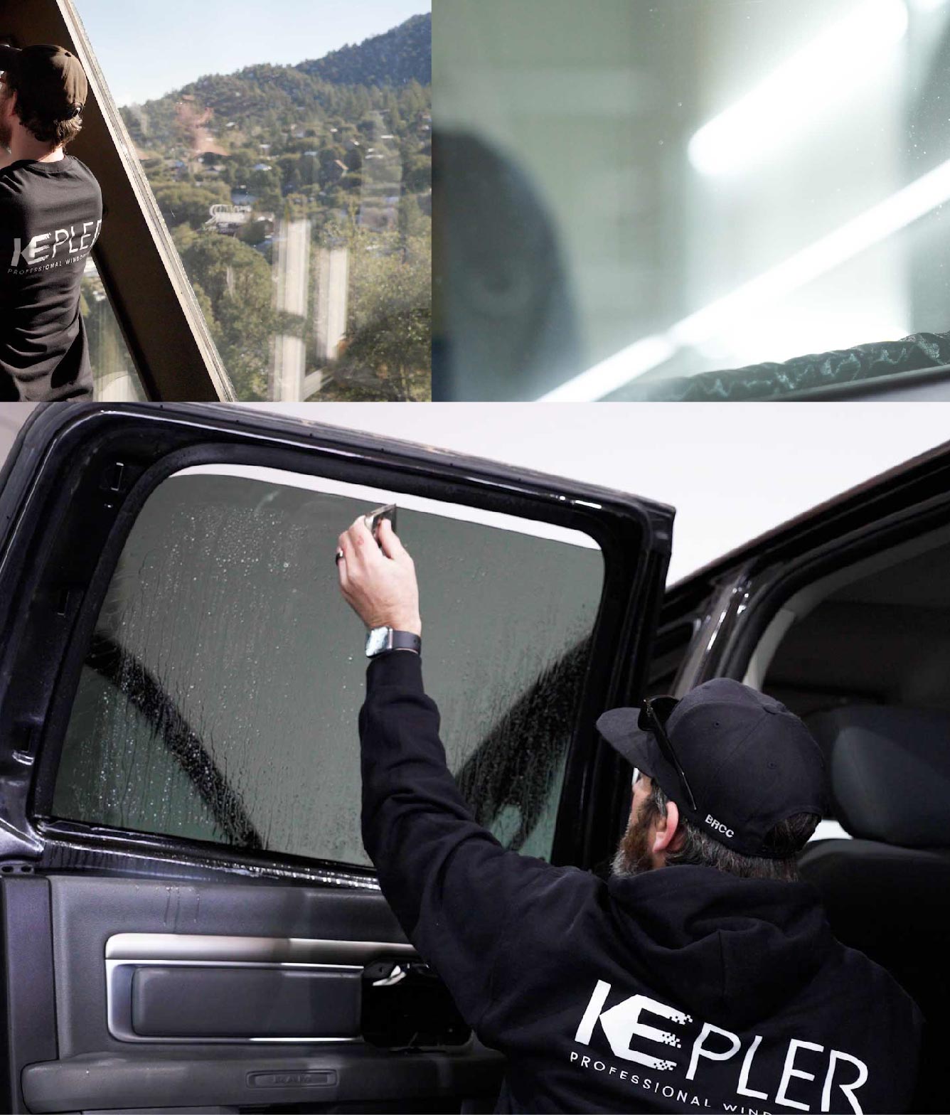 Kepler Window Tinting Specialists at Work in Oregon City, Oregon