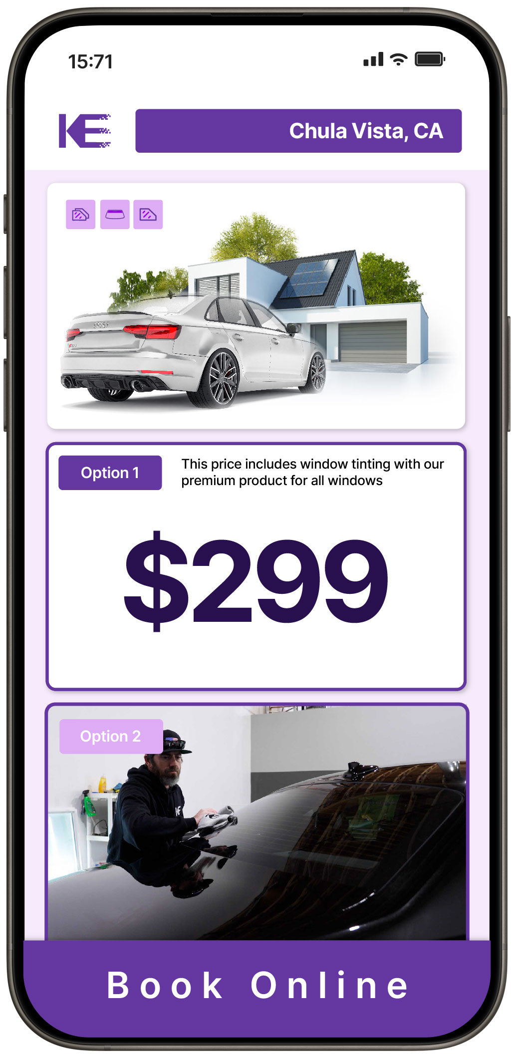 View Affordable Tesla Window Tinting Prices in San Leandro, California