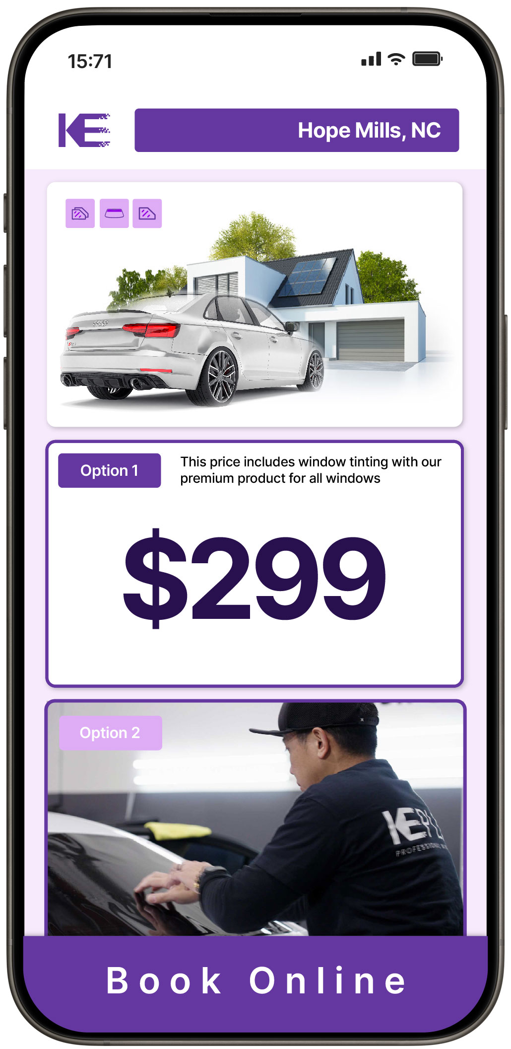 View Competitive Window Tinting Prices in Hope Mills, North Carolina