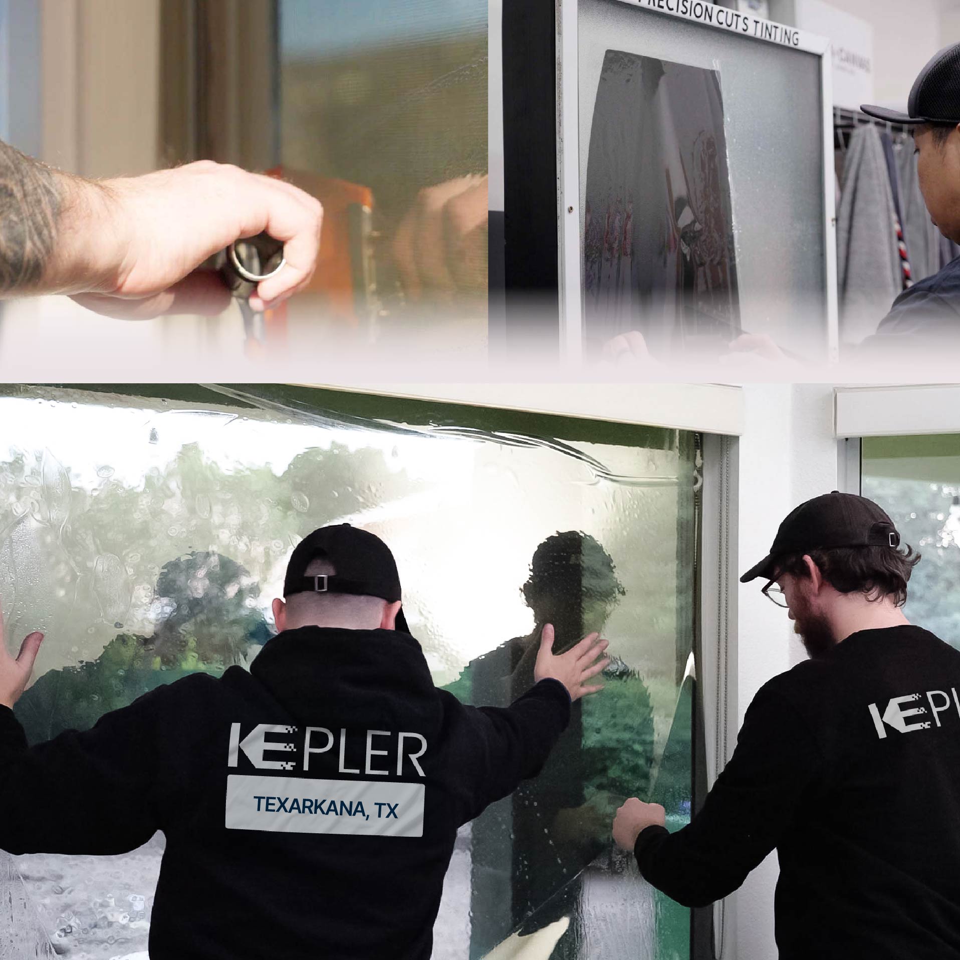 Kepler Specialist Performing Commercial Window Tinting in Texarkana Texarkana
