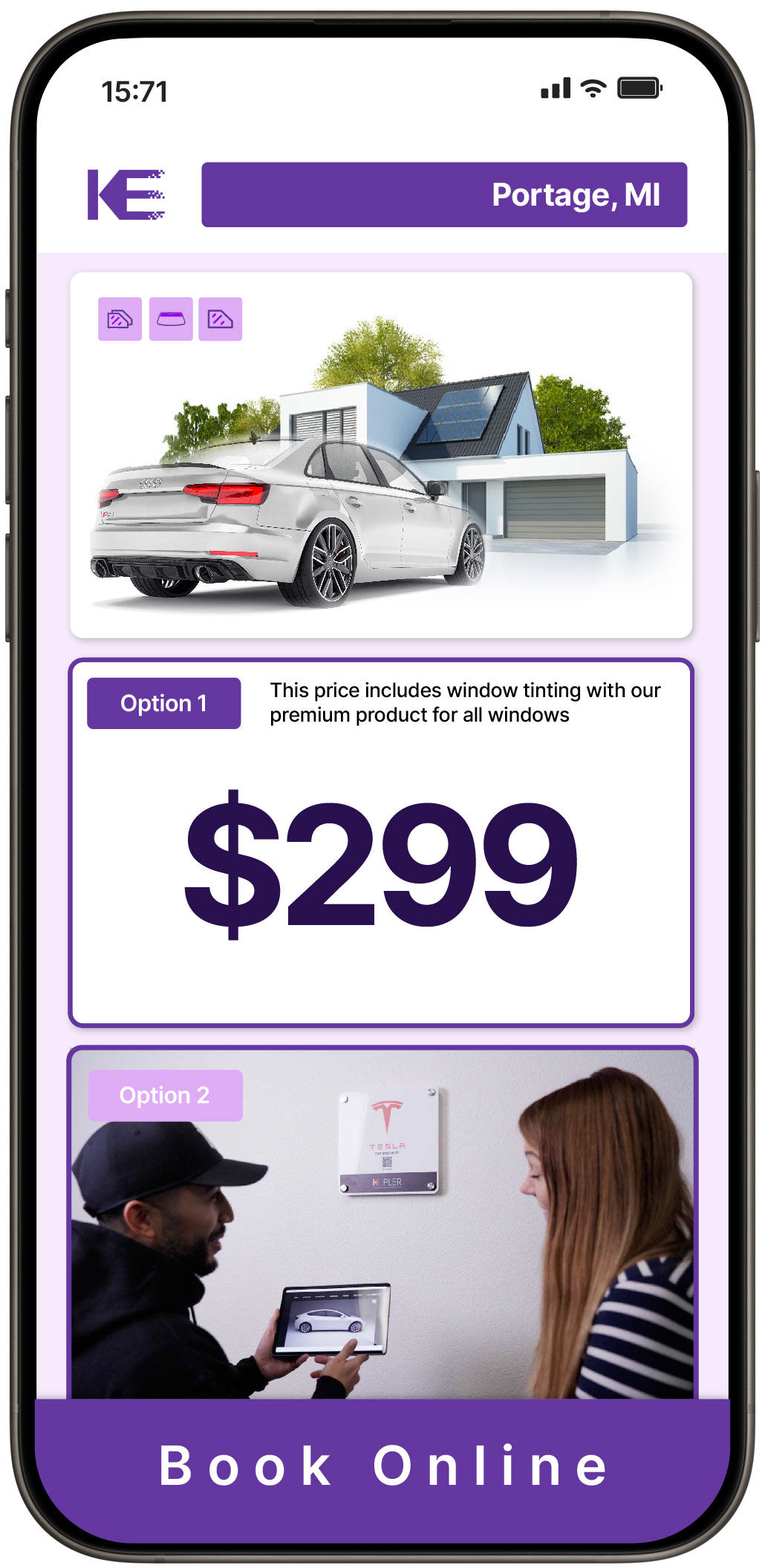 View Competitive Window Tinting Prices in Portage, Michigan