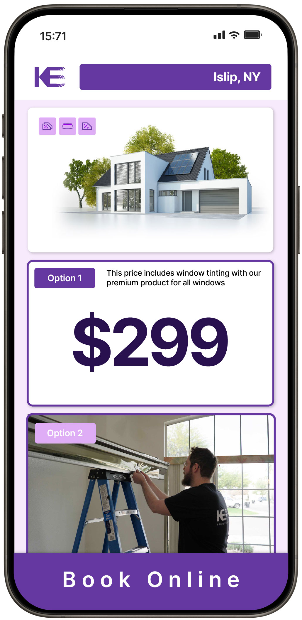 View Competitive Home Window Tinting Prices in Islip, New York