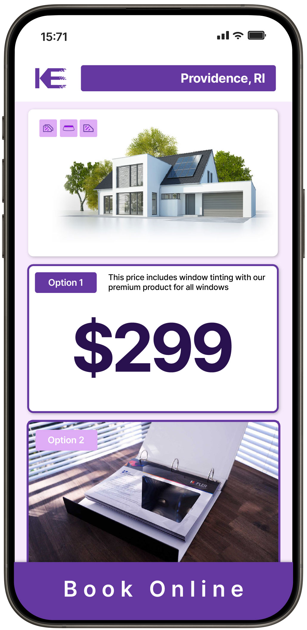 View Competitive Home Window Tinting Prices in Providence, Rhode Island