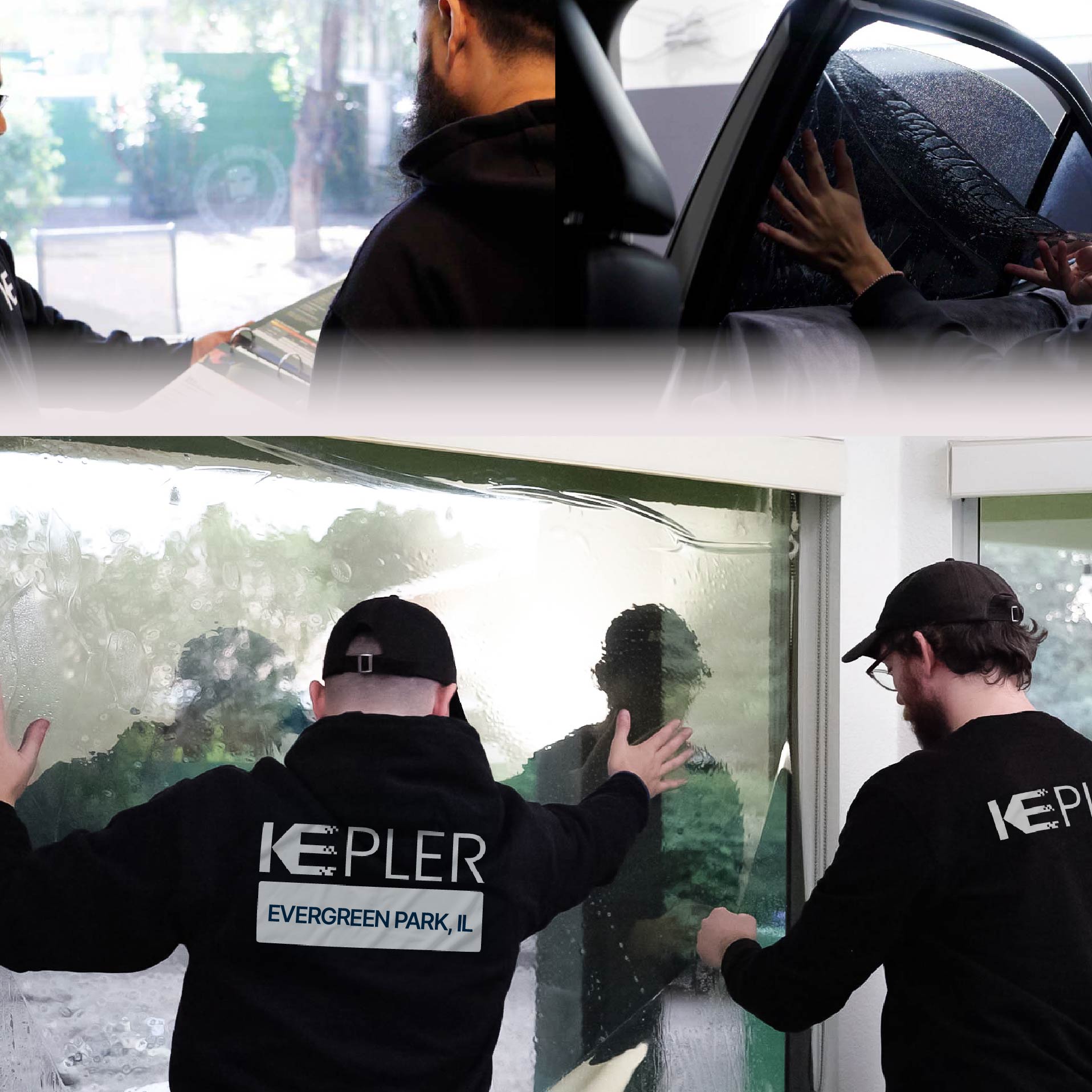 Kepler Specialist Performing Commercial Window Tinting in Evergreen Park Evergreen Park