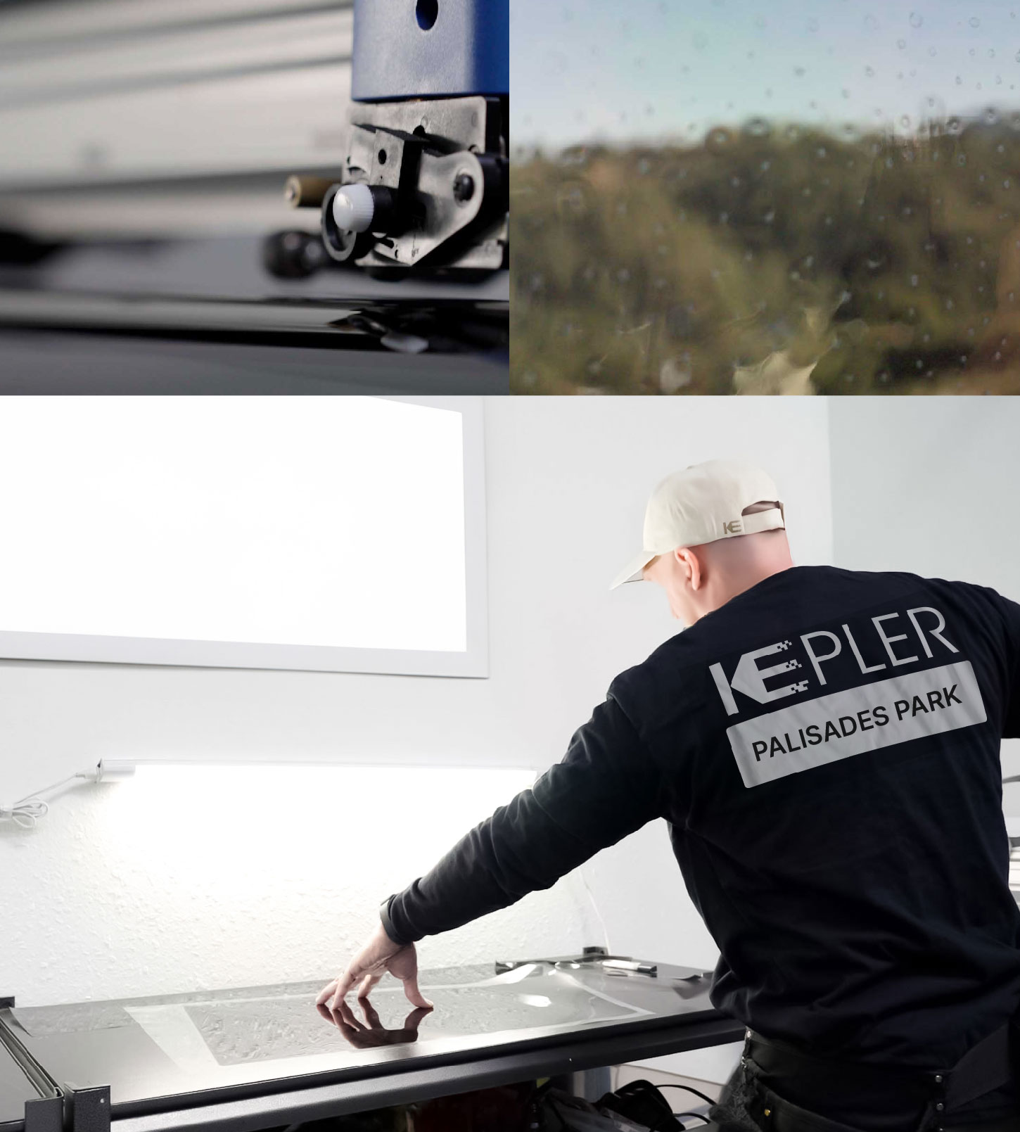 Window Tinting Specialist Cutting Film in Palisades Park, New Jersey