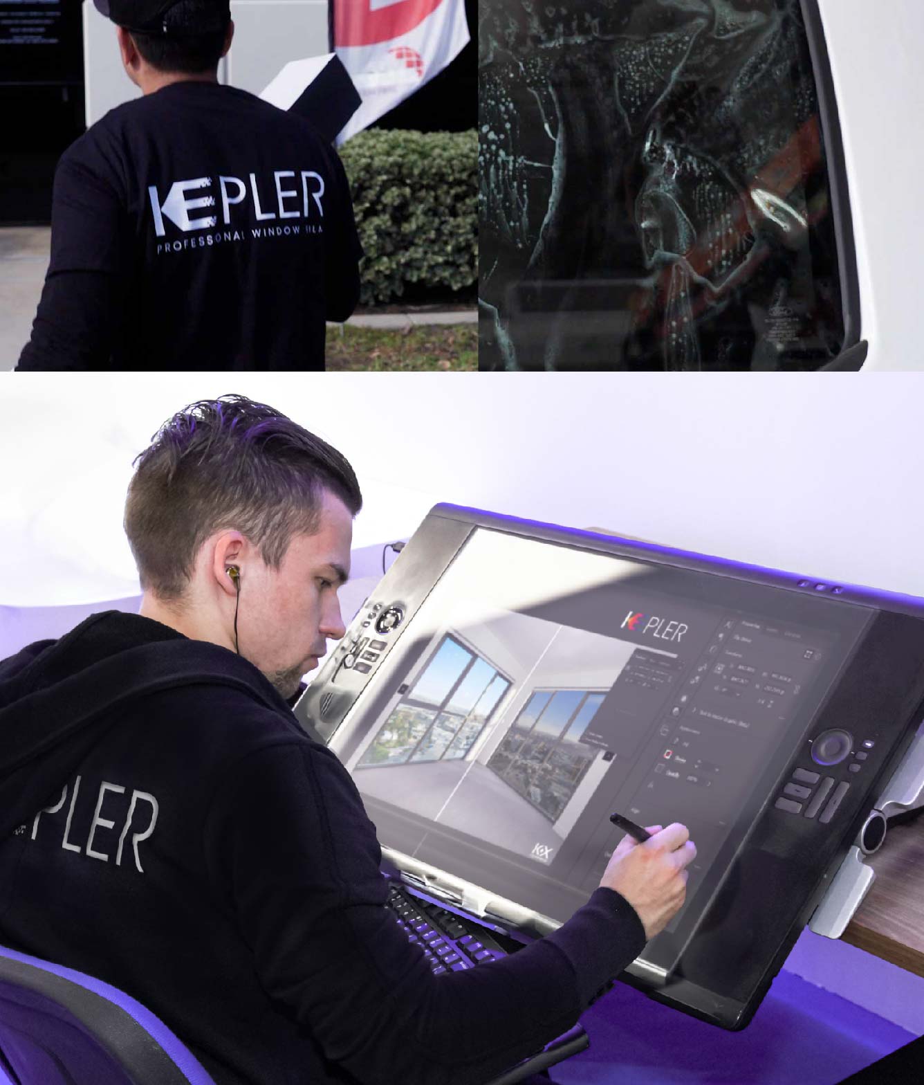 Kepler Specialist Performing Commercial Window Tinting in Boca Raton Boca Raton