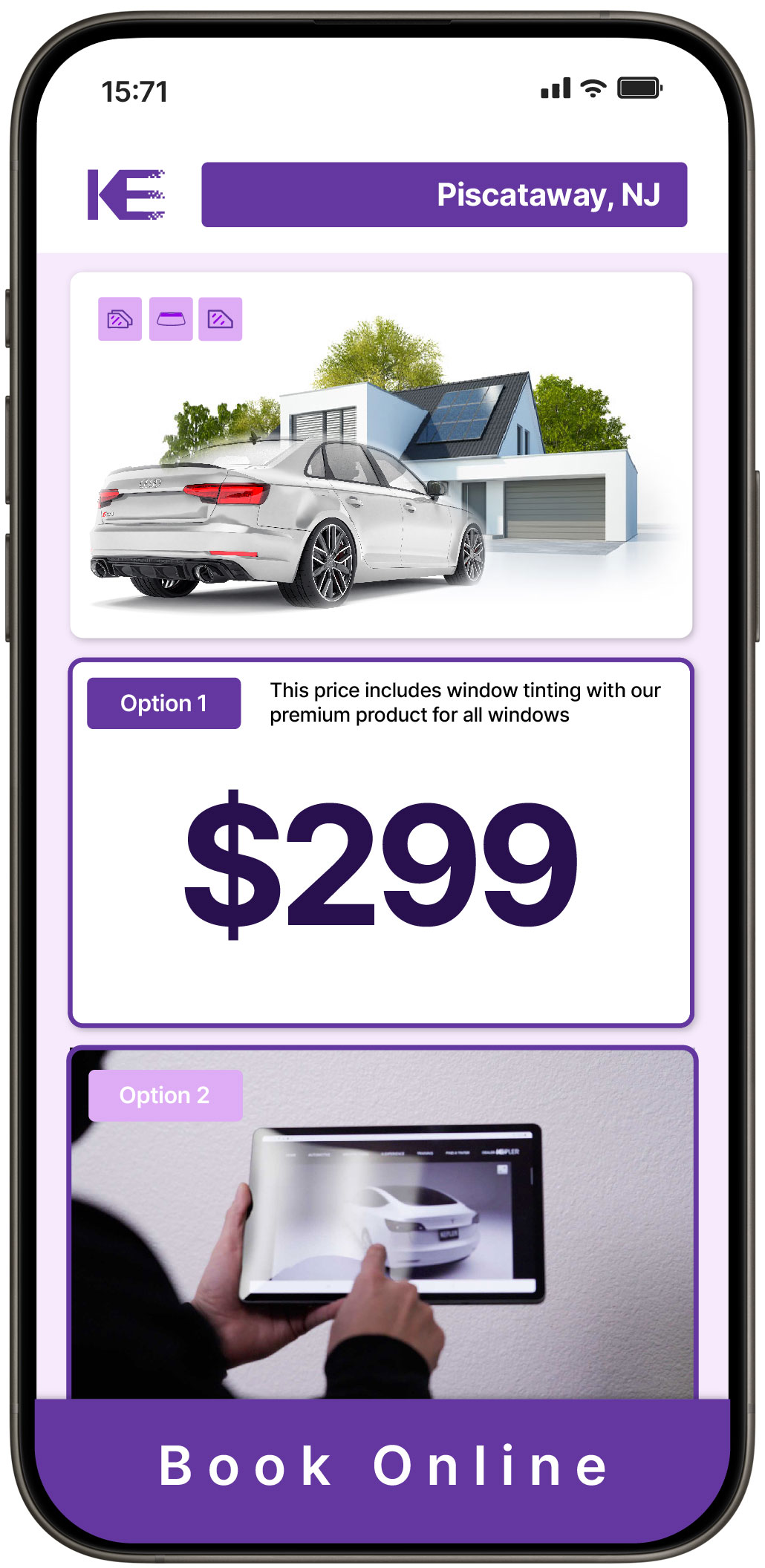 View Competitive Window Tinting Prices in Piscataway, New Jersey