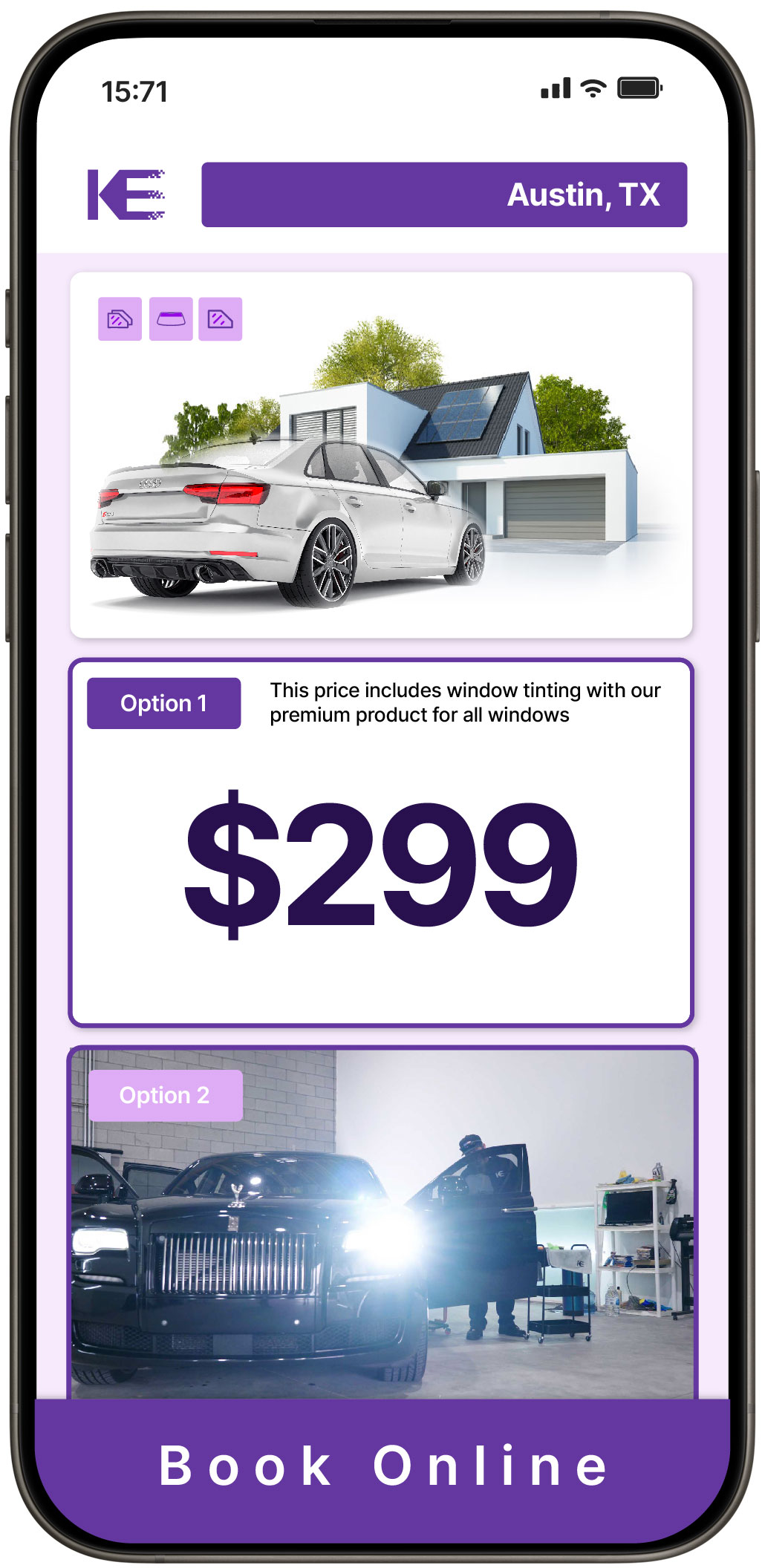 View Affordable Tesla Window Tinting Rates in Flower Mound, Texas