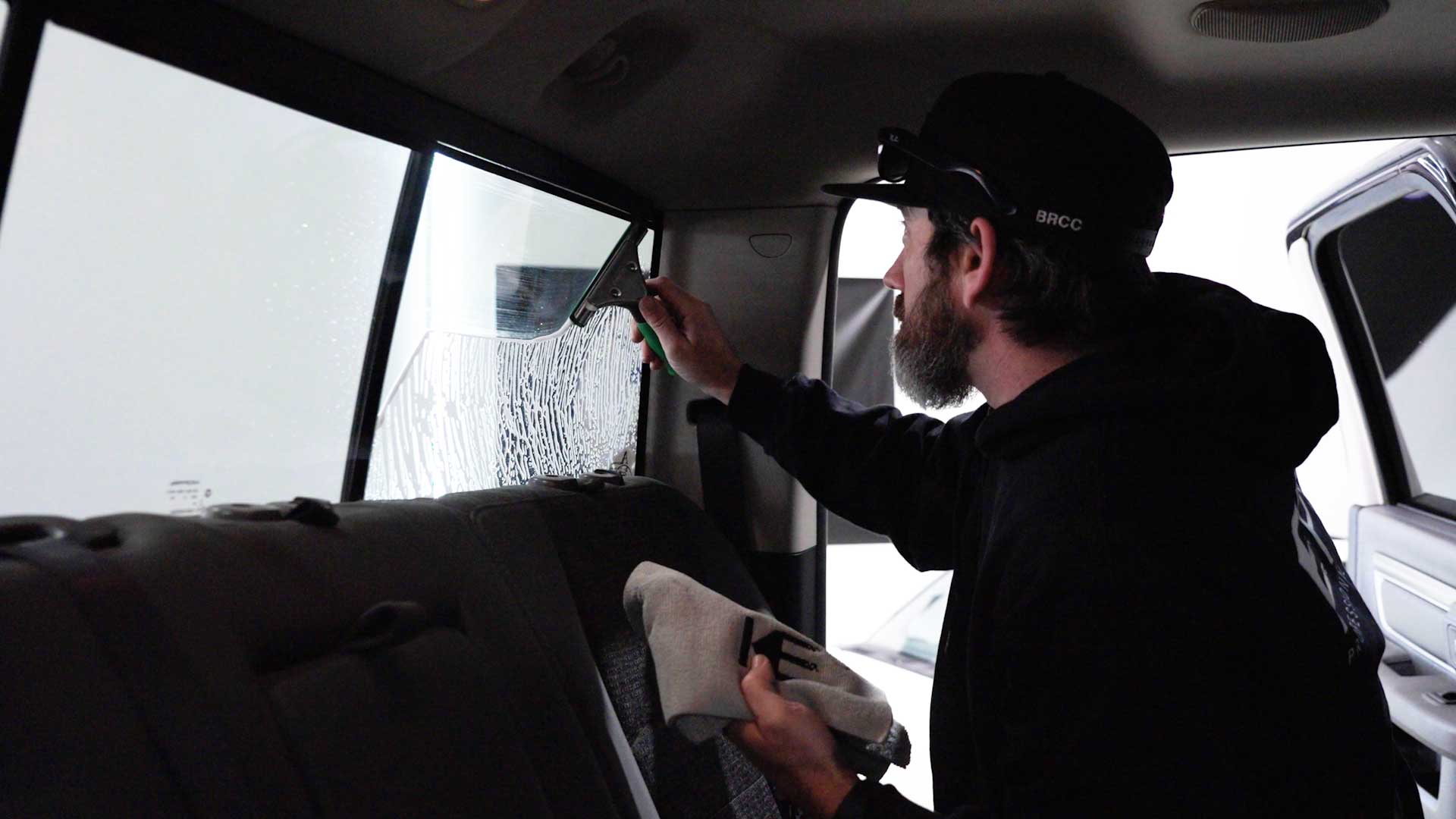 Expert Tesla Window Tinting preparation in Tualatin