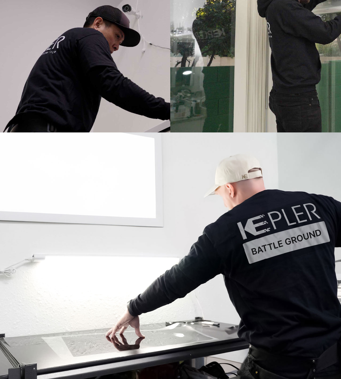 Window Tinting Specialist Cutting Film in Battle Ground, Washington