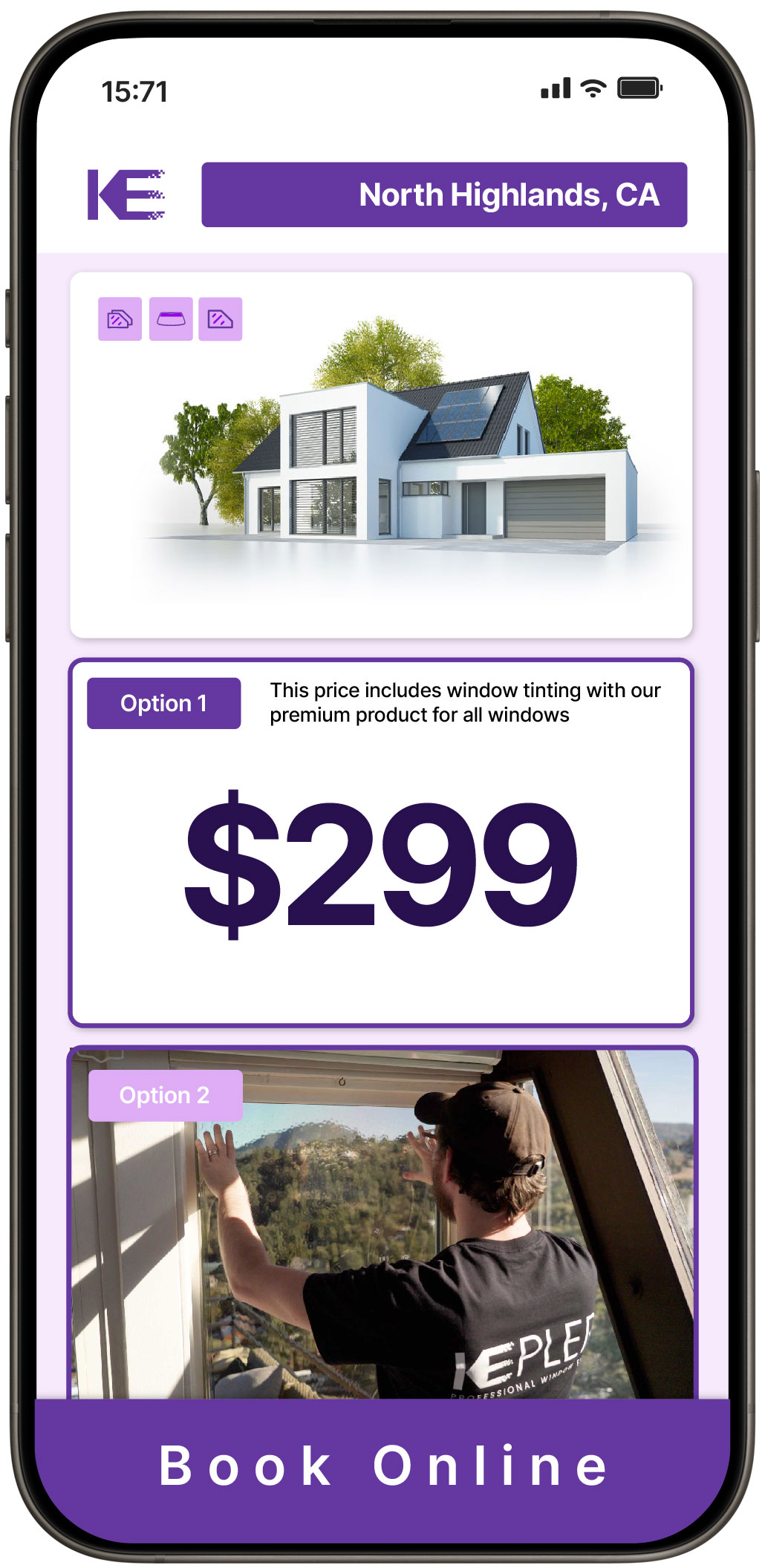 View Competitive Home Window Tinting Rates in North Highlands, California