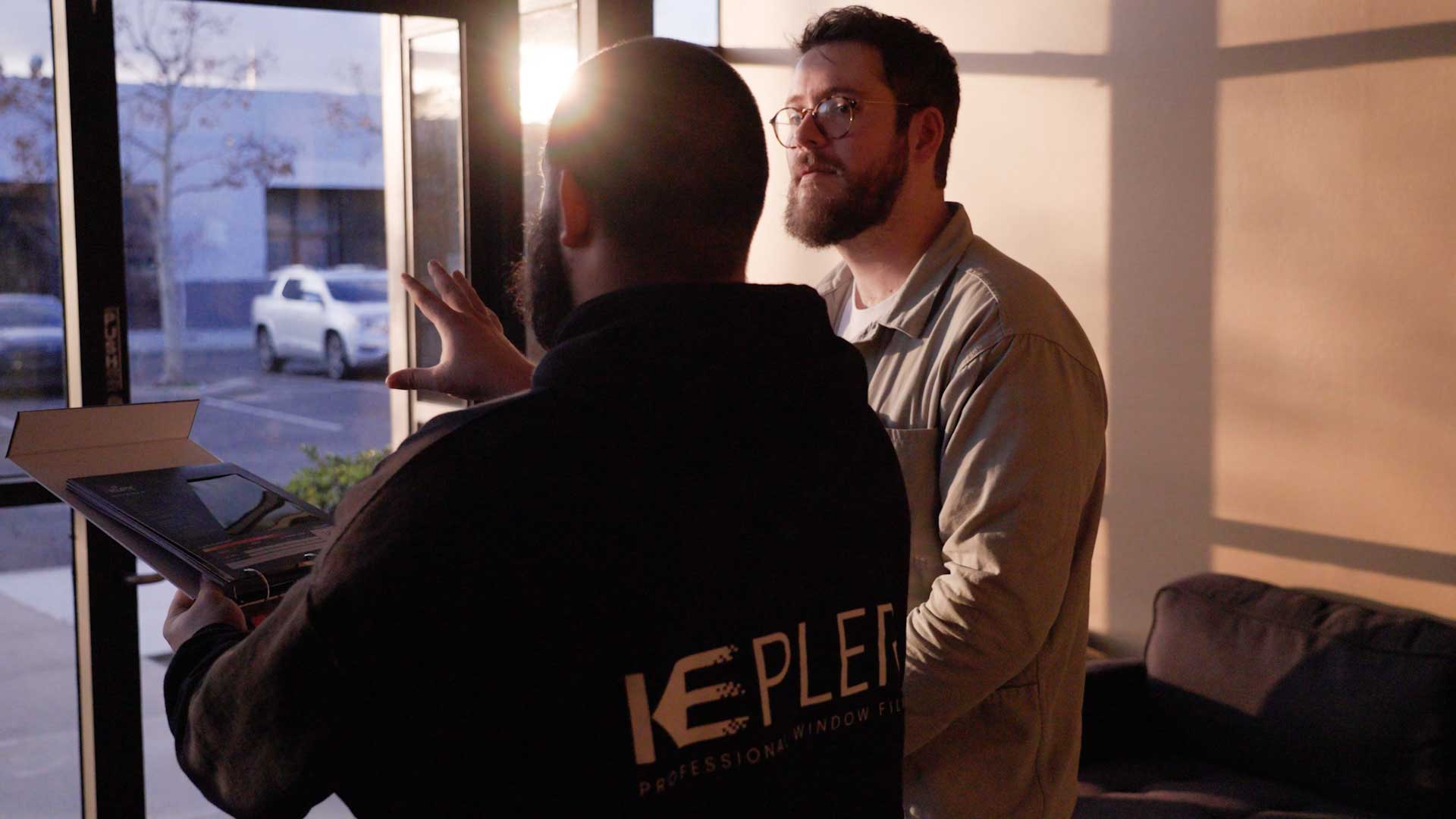 Kepler Dealer Cleaning Office Window Film in Colorado
