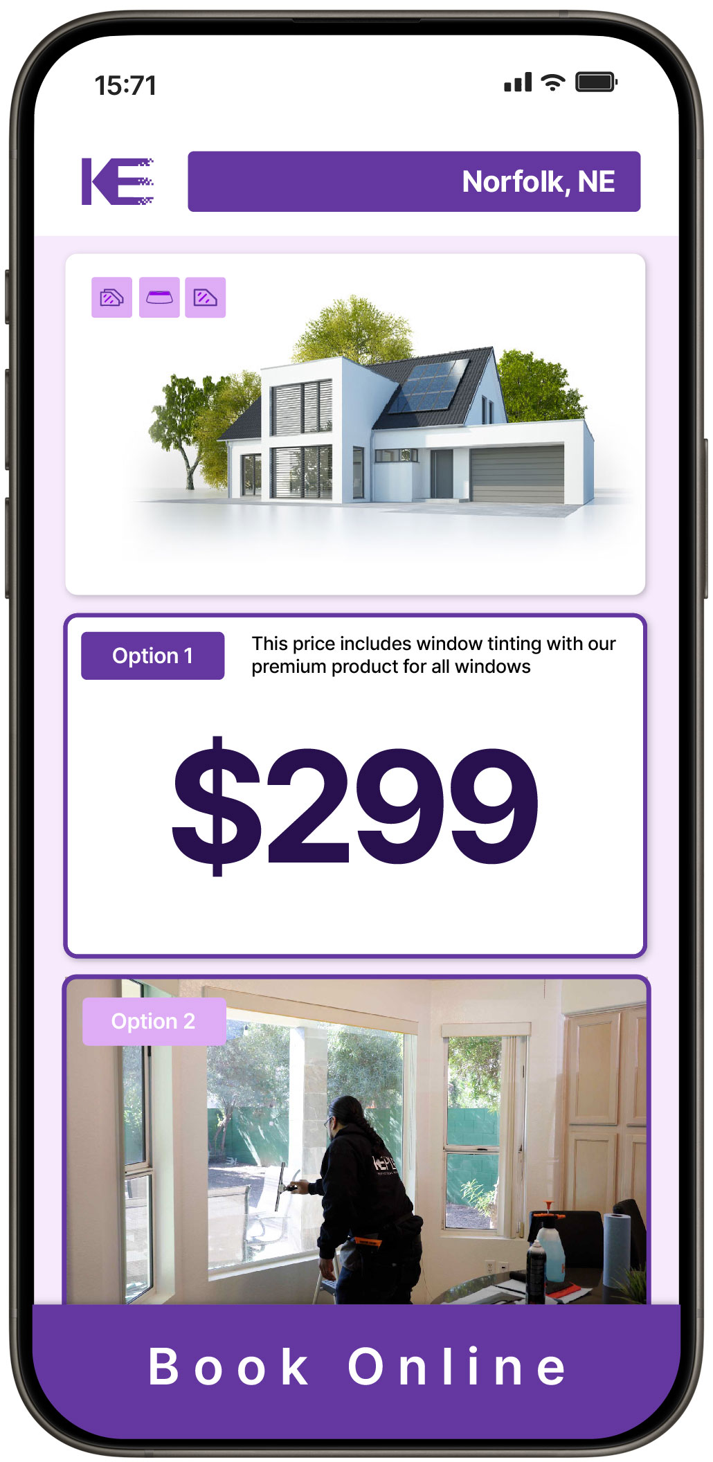 View Competitive Home Window Tinting Rates in Norfolk, Nebraska