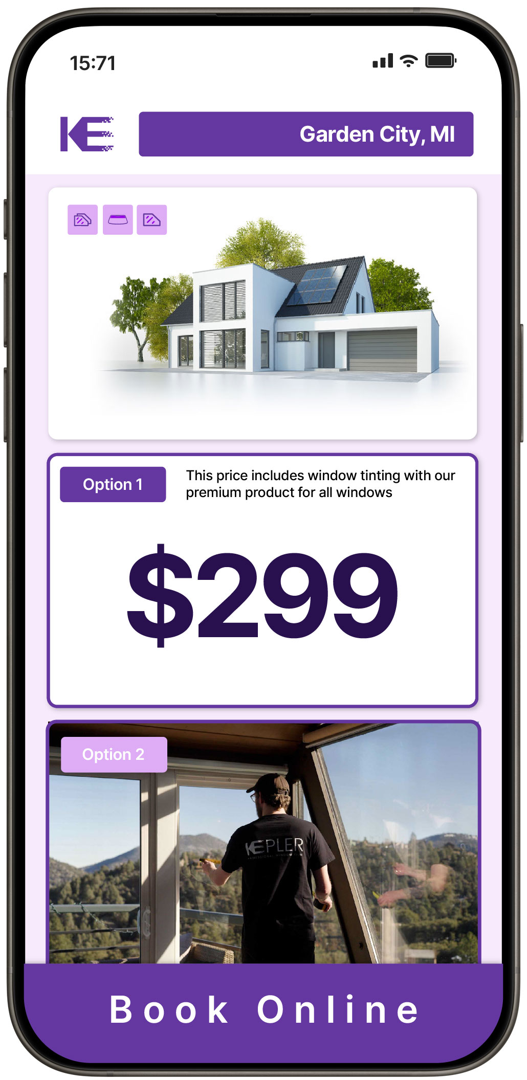 View Competitive Home Window Tinting Prices in Garden City, Michigan